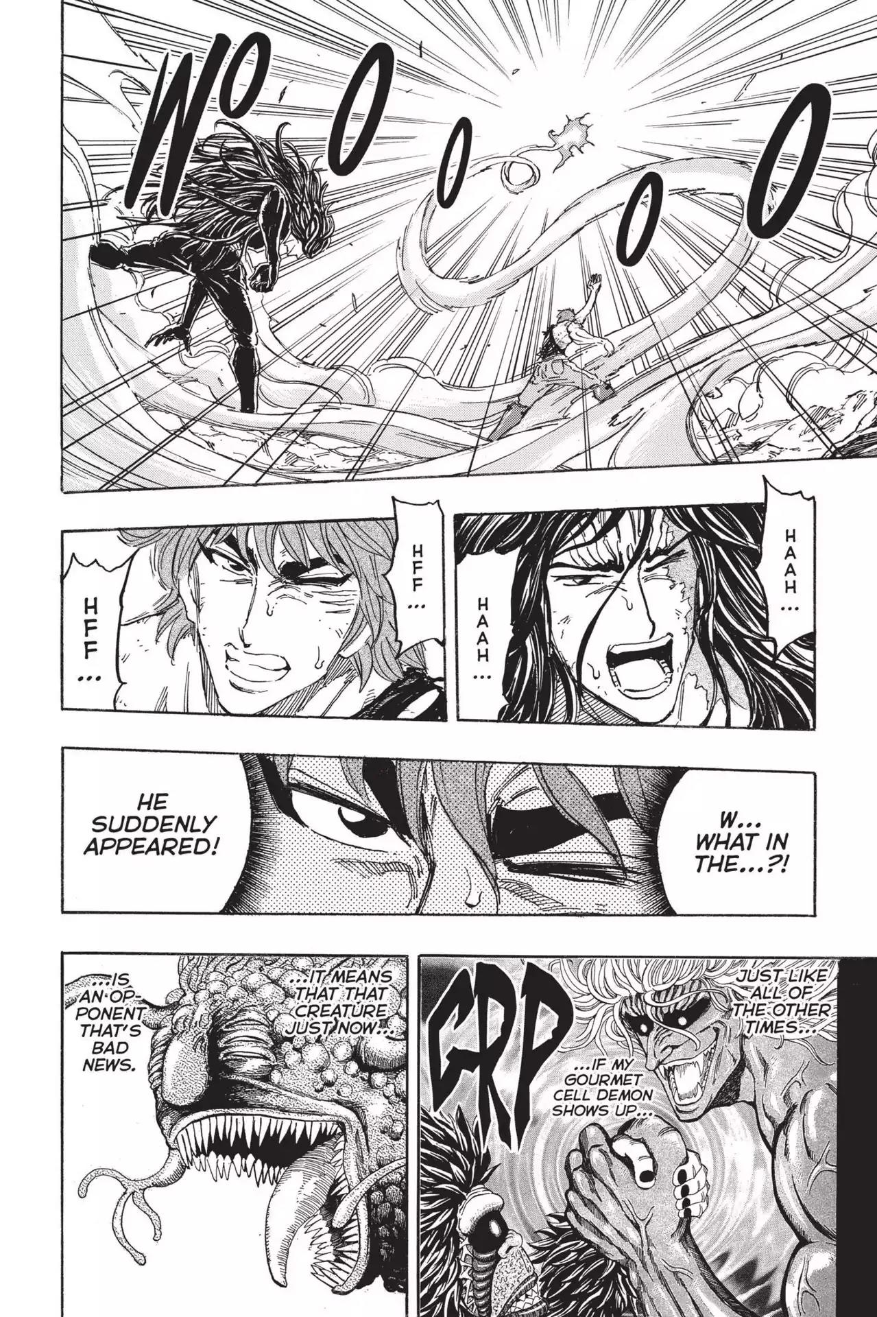 Toriko Chapter 354 page 4 - Chapter 354: Vol.39 Gourmet 354: The Footfall of the Wolf King!!