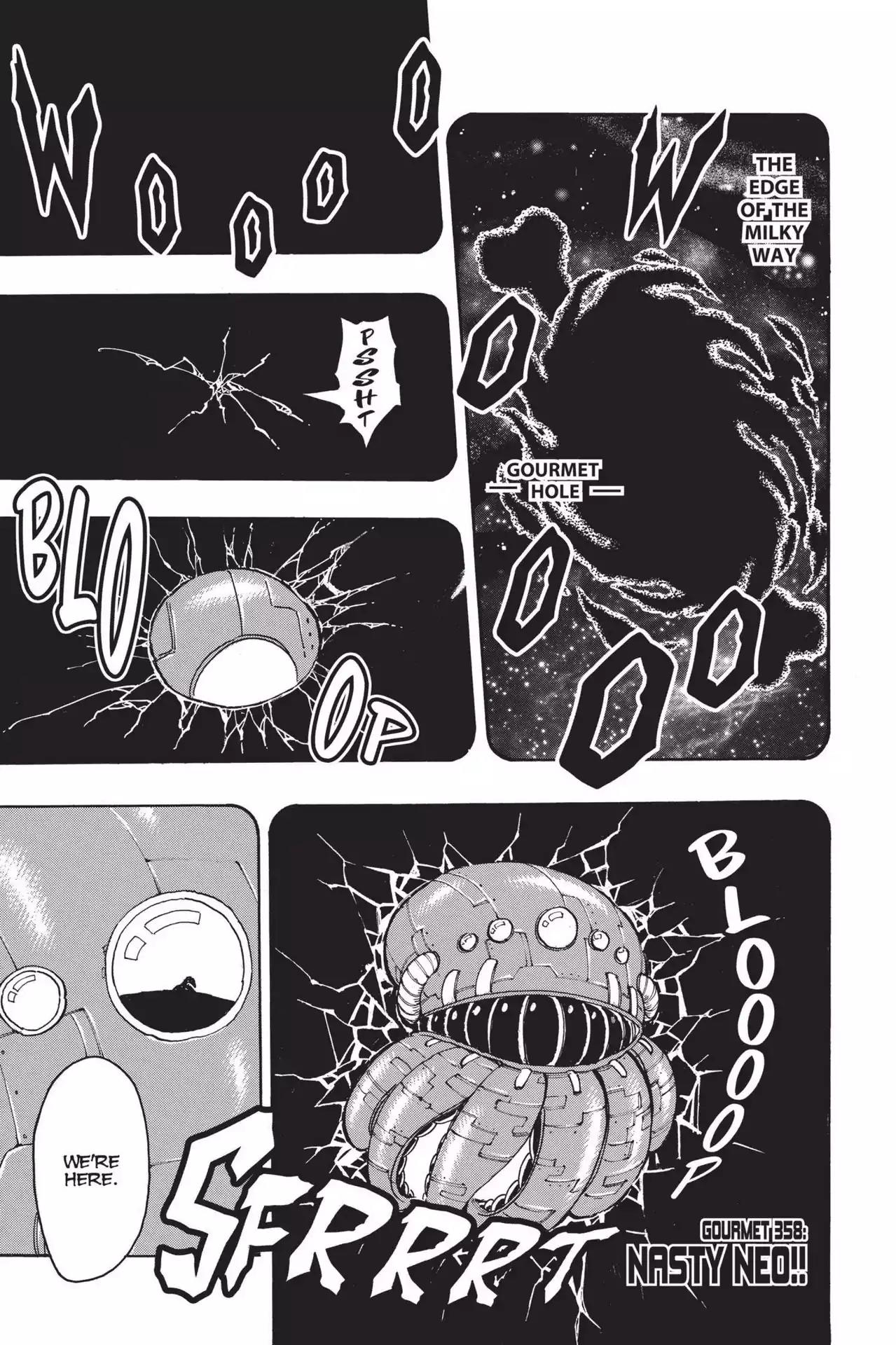 Toriko Chapter 358 page 1 - Chapter 358: Vol.39 Gourmet 358: Nasty Neo!!