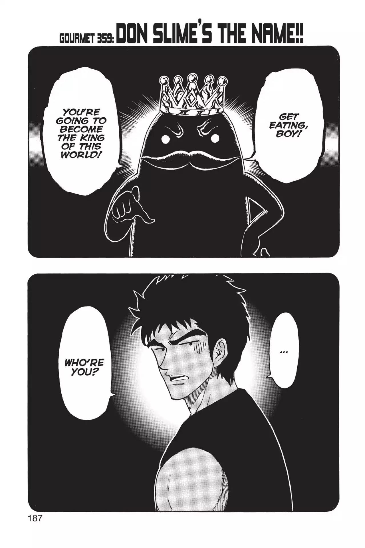 Toriko Chapter 359 page 1 - Chapter 359: Vol.39 Gourmet 359: Don Slime's the Name!!