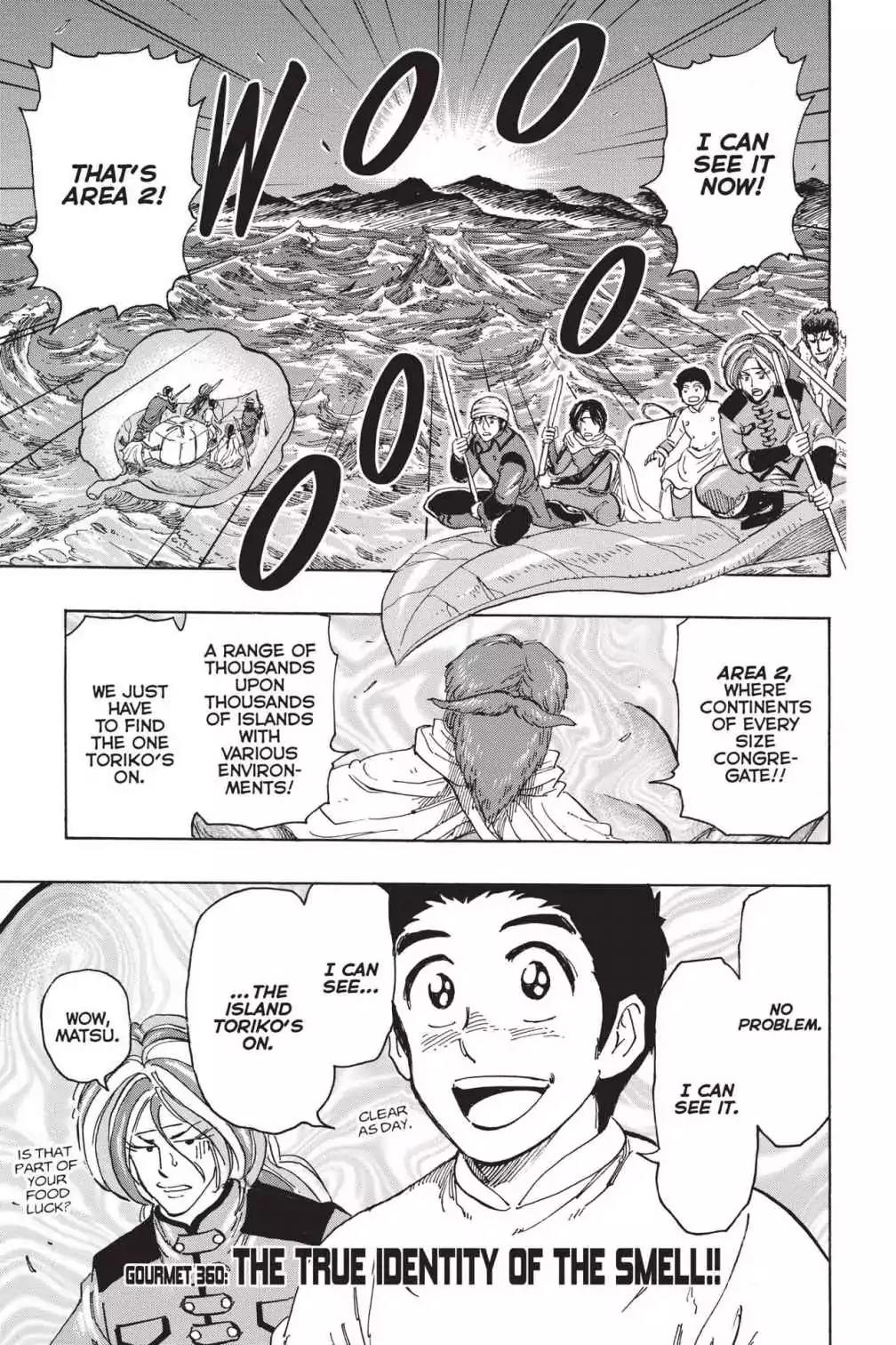 Toriko Chapter 360 page 7 - Chapter 360: Vol.40 Gourmet 360: The True Identity of Smell!!