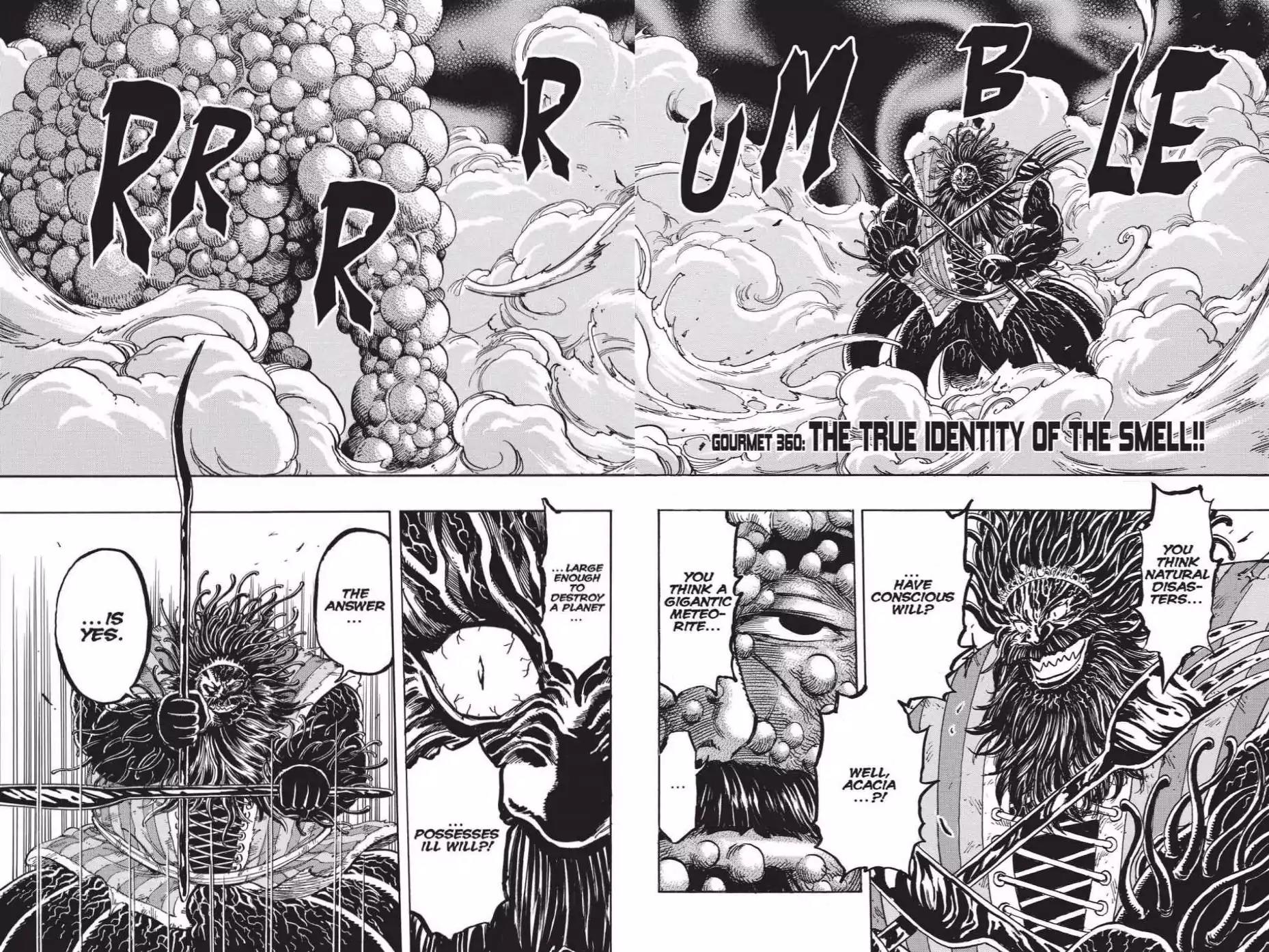 Toriko Chapter 360 page 8 - Chapter 360: Vol.40 Gourmet 360: The True Identity of Smell!!