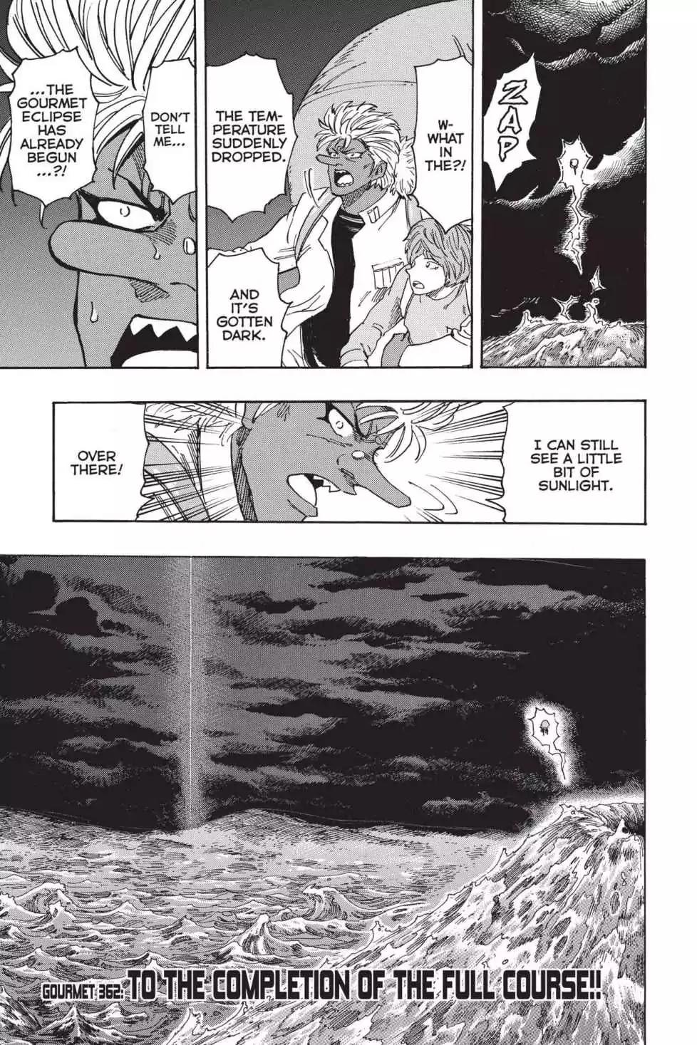 Toriko Chapter 362 page 5 - Chapter 362: Vol.40 Gourmet 362: To the Completion of the Full Course!!