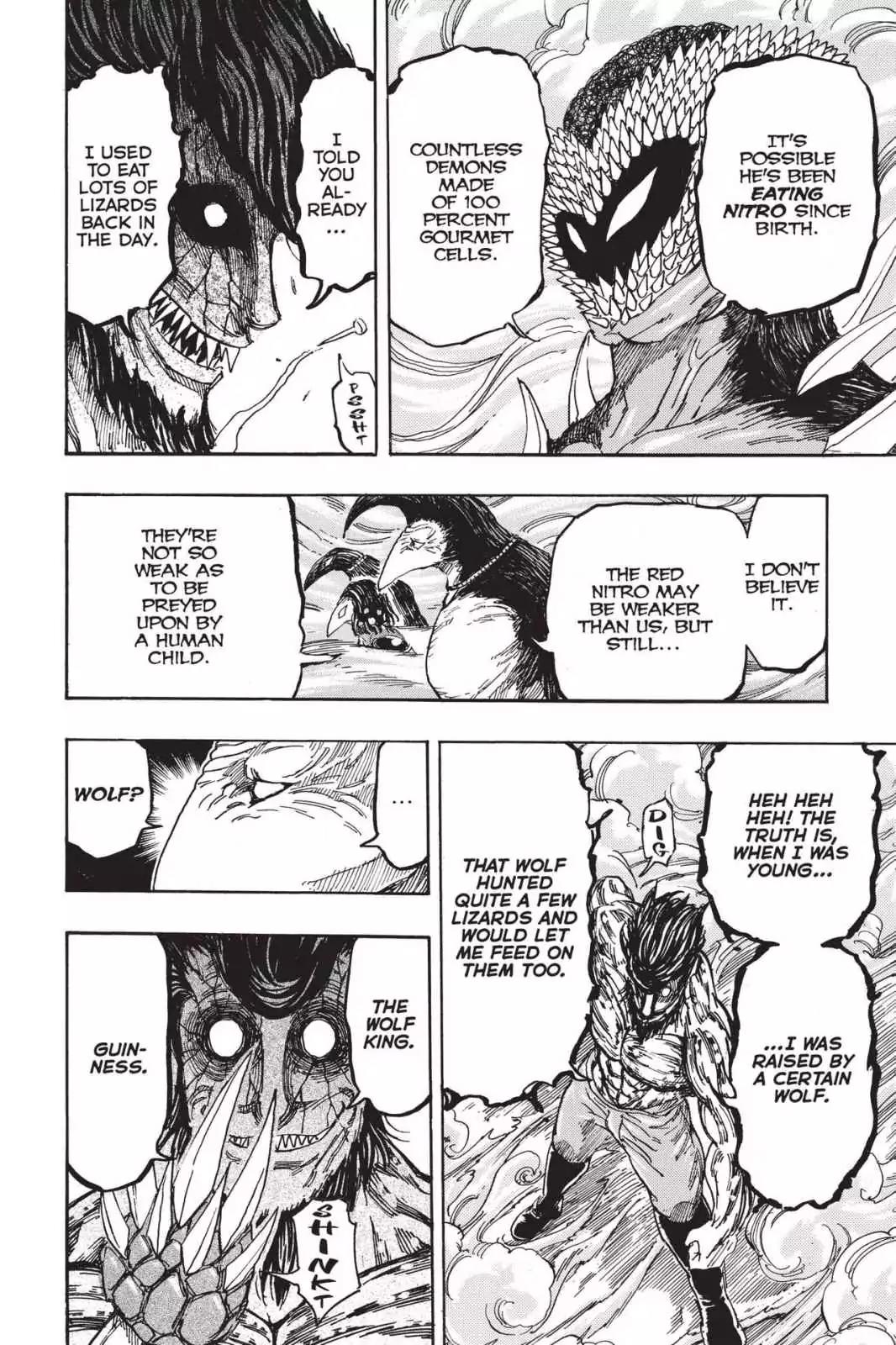 Toriko Chapter 365 page 10 - Chapter 365: Vol.40 Gourmet 365: A Wolf Child!!
