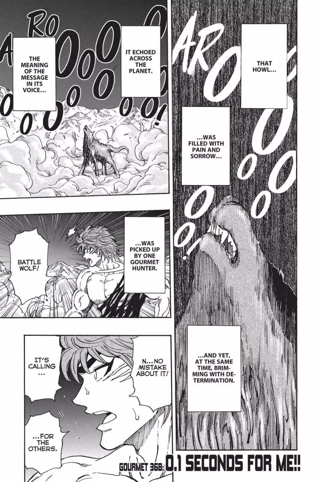 Toriko Chapter 368 page 1 - Chapter 368: Vol.40 Gourmet 368: 0.1 Seconds For Me!!