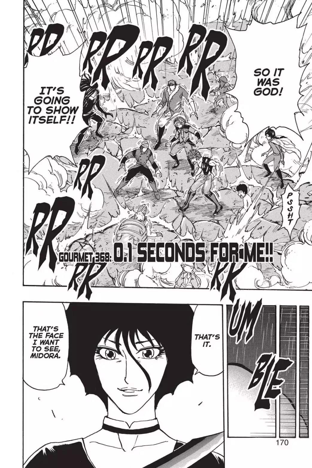 Toriko Chapter 368 page 6 - Chapter 368: Vol.40 Gourmet 368: 0.1 Seconds For Me!!