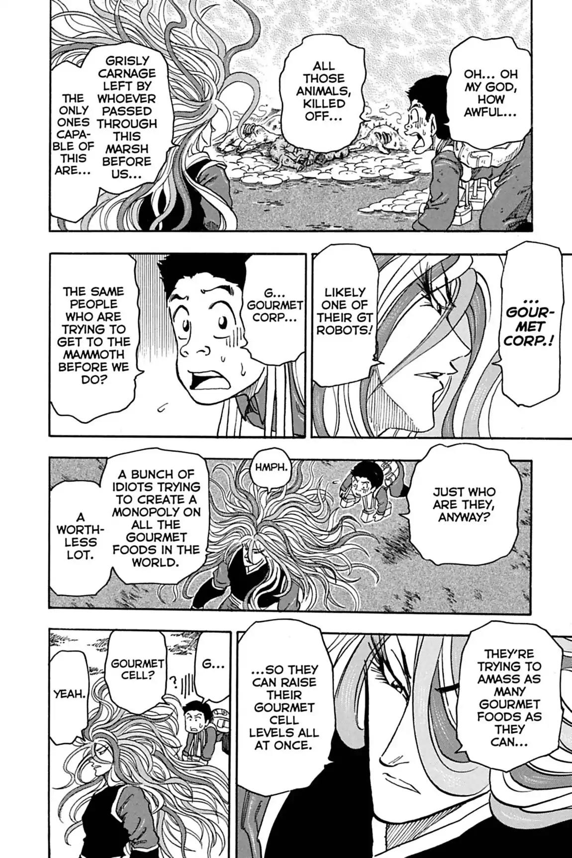 Toriko Chapter 37 page 11 - Chapter 37: Vol.5 Gourmet 37: Gourmet Corp. and Gourmet Cells!!