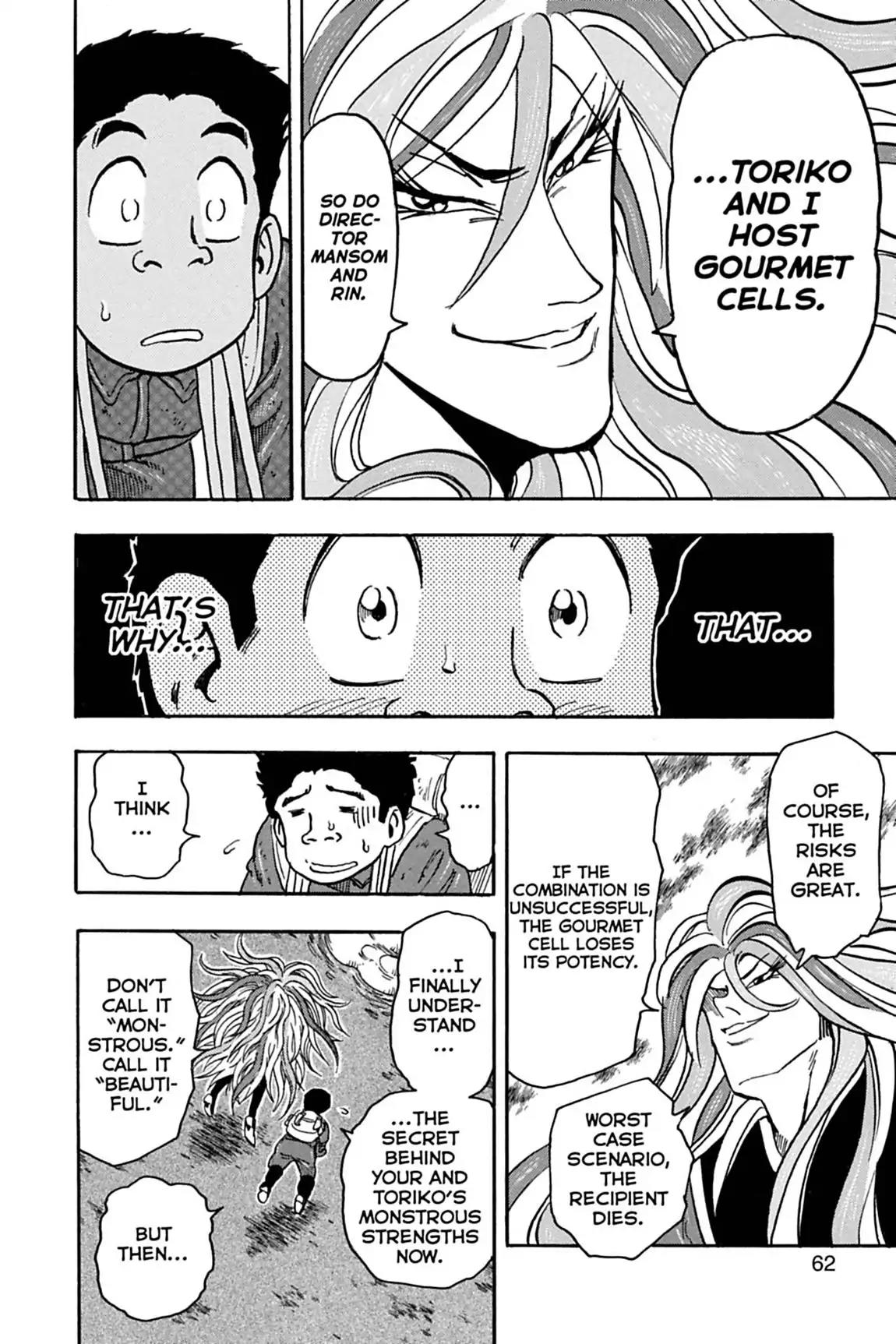 Toriko Chapter 37 page 13 - Chapter 37: Vol.5 Gourmet 37: Gourmet Corp. and Gourmet Cells!!