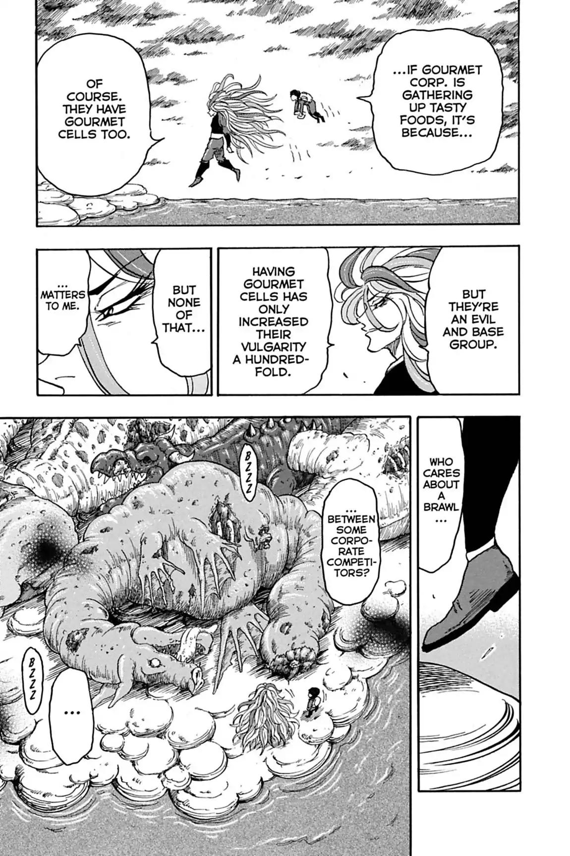 Toriko Chapter 37 page 14 - Chapter 37: Vol.5 Gourmet 37: Gourmet Corp. and Gourmet Cells!!