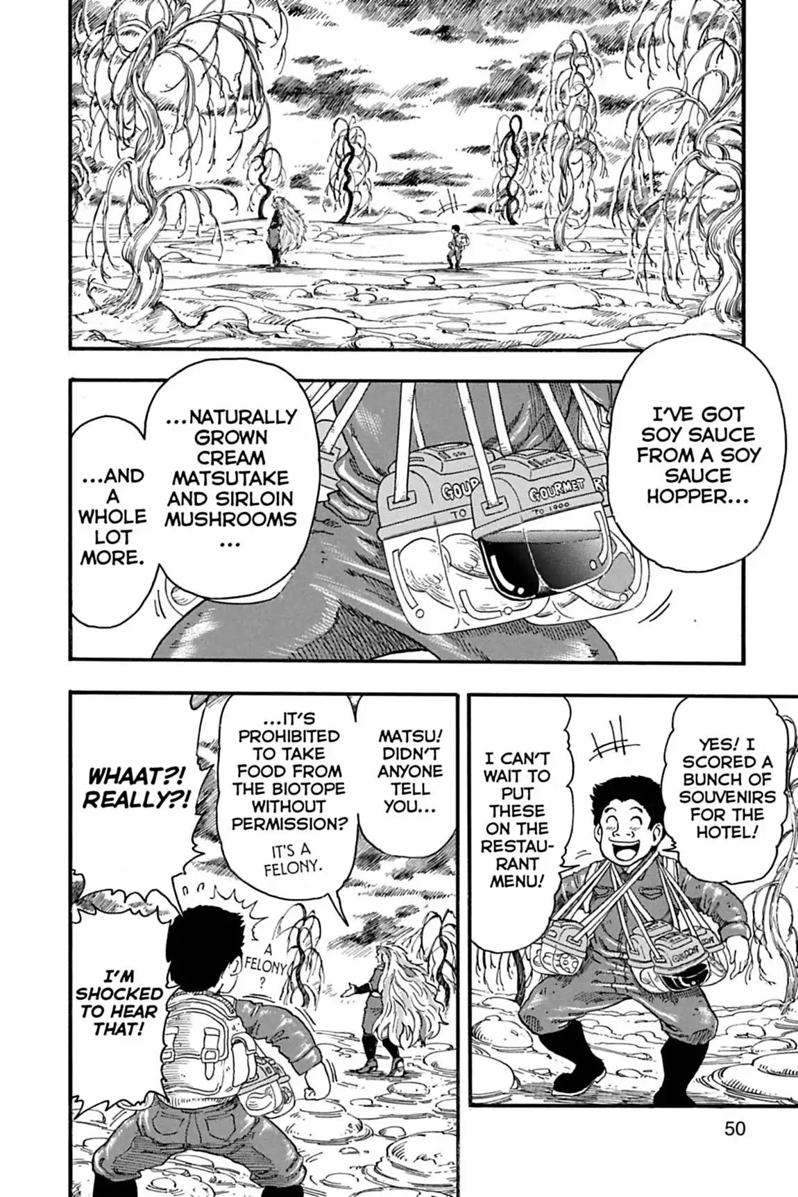 Toriko Chapter 37 page 2 - Chapter 37: Vol.5 Gourmet 37: Gourmet Corp. and Gourmet Cells!!
