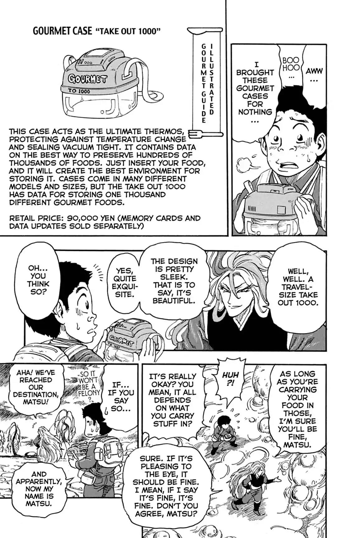 Toriko Chapter 37 page 3 - Chapter 37: Vol.5 Gourmet 37: Gourmet Corp. and Gourmet Cells!!