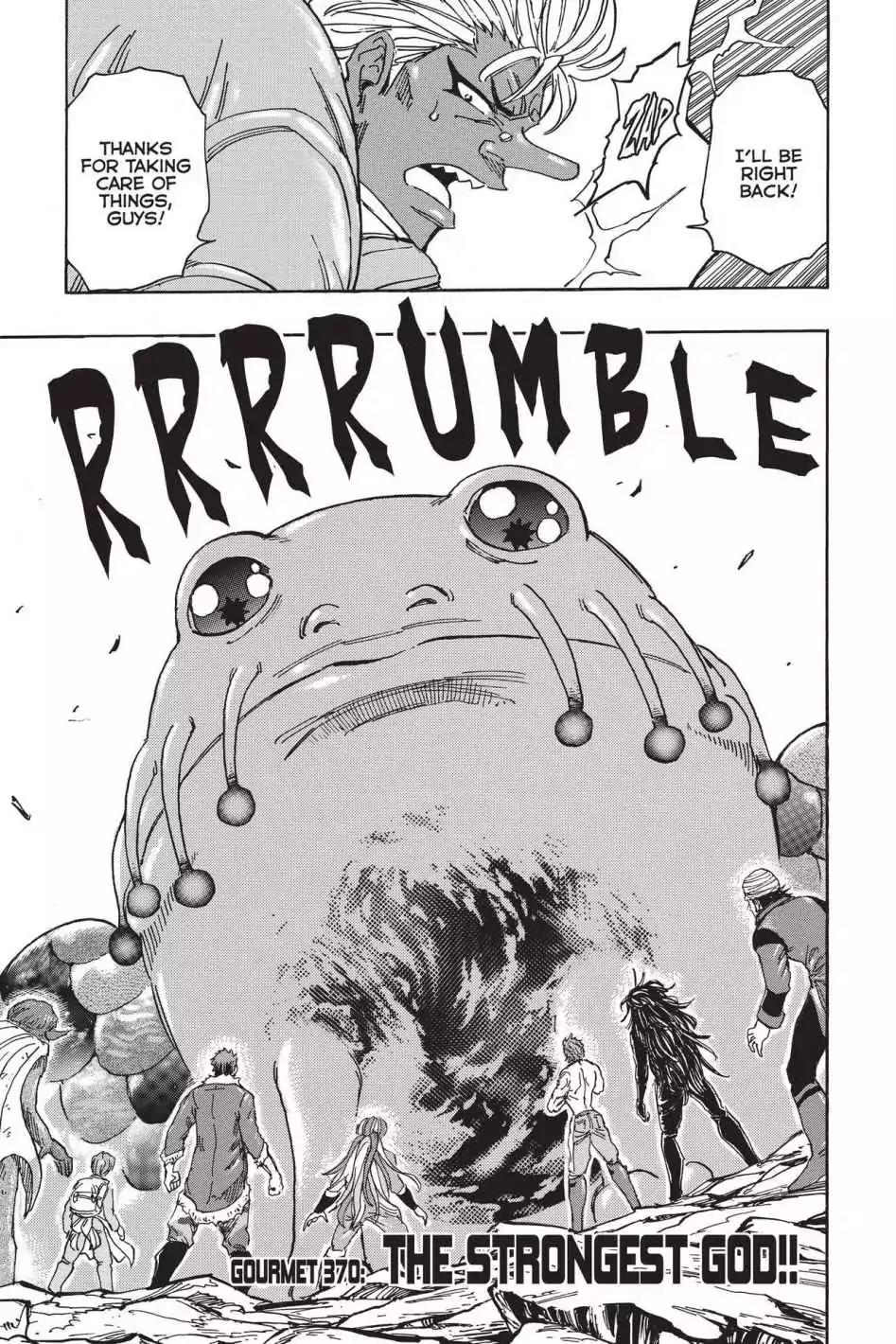 Toriko Chapter 370 page 11 - Chapter 370: Vol.41 Gourmet 370: The Strongest God!!