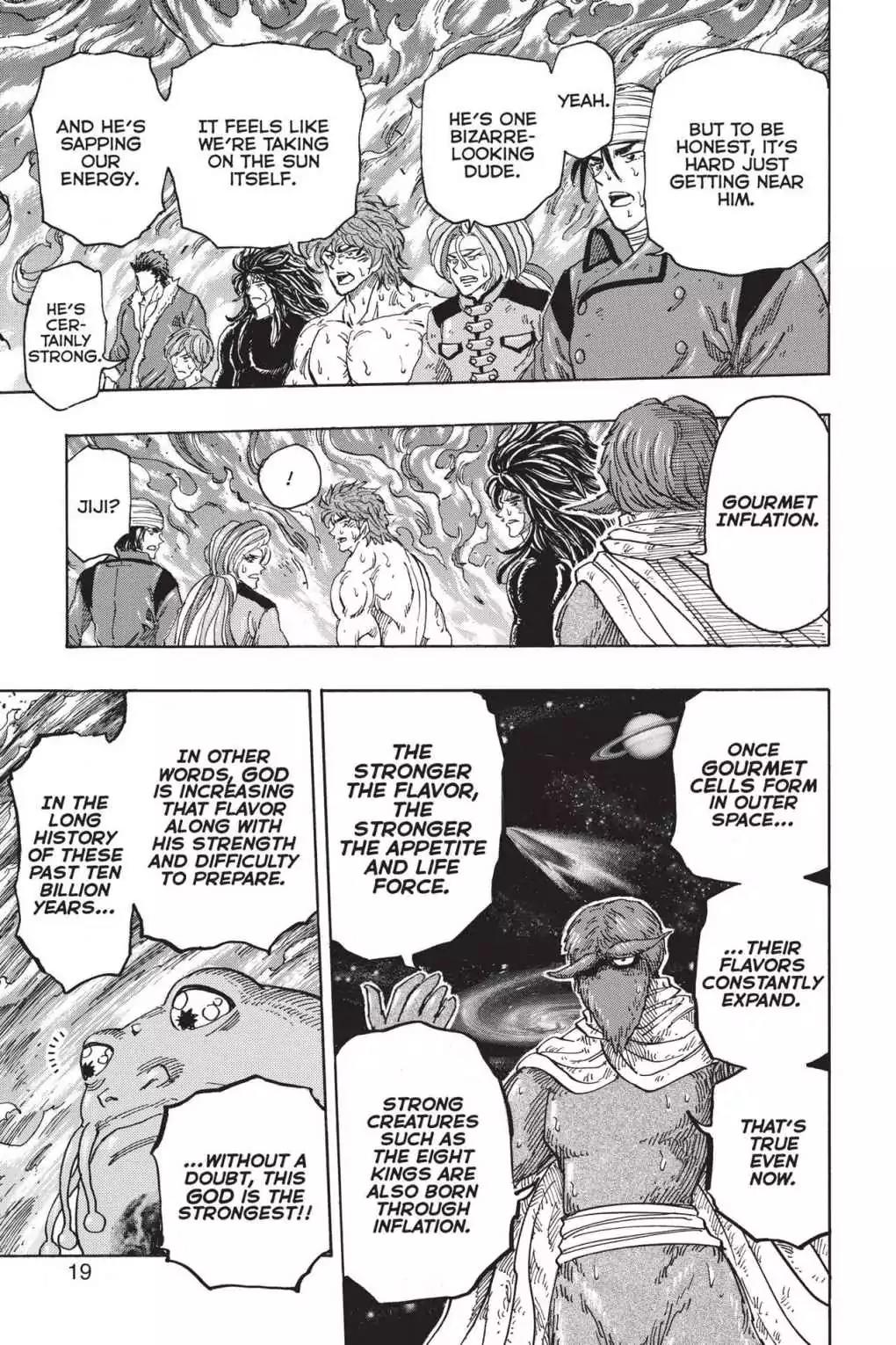 Toriko Chapter 370 page 18 - Chapter 370: Vol.41 Gourmet 370: The Strongest God!!