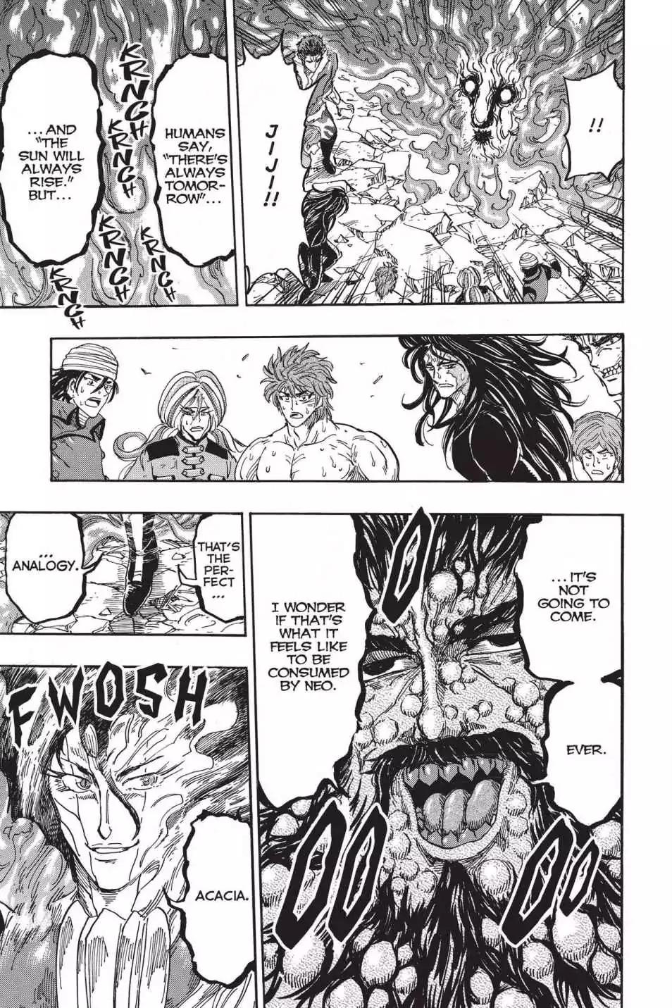 Toriko Chapter 370 page 22 - Chapter 370: Vol.41 Gourmet 370: The Strongest God!!