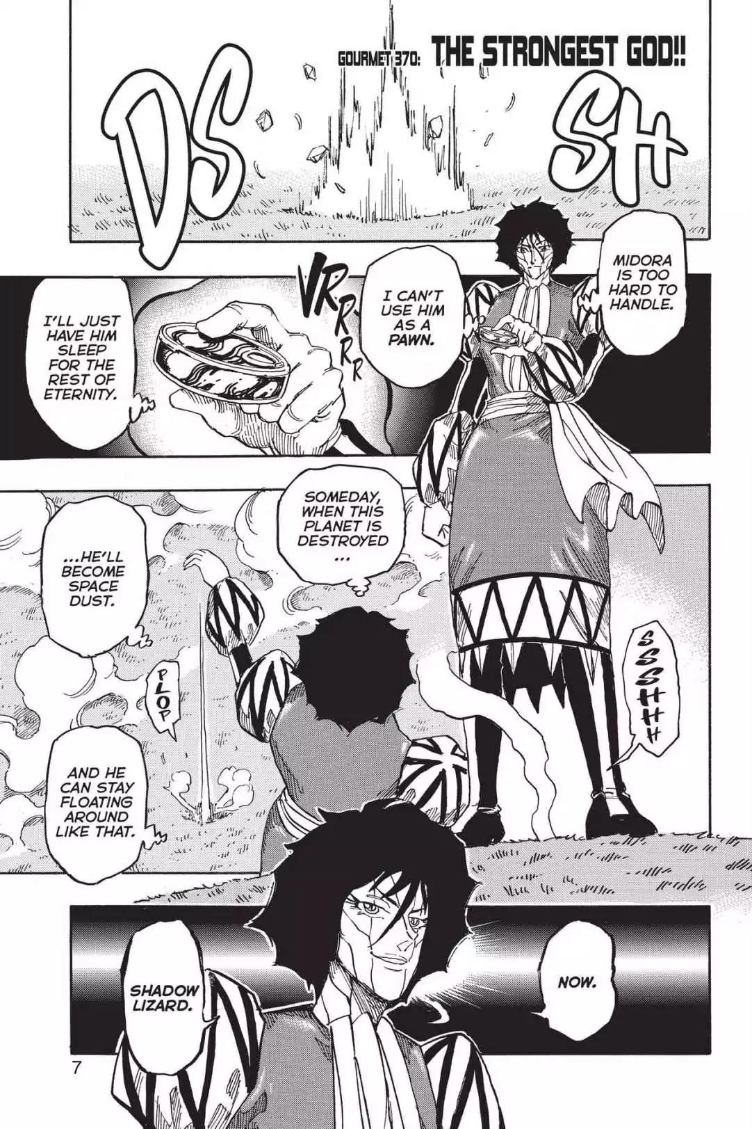 Toriko Chapter 370 page 7 - Chapter 370: Vol.41 Gourmet 370: The Strongest God!!
