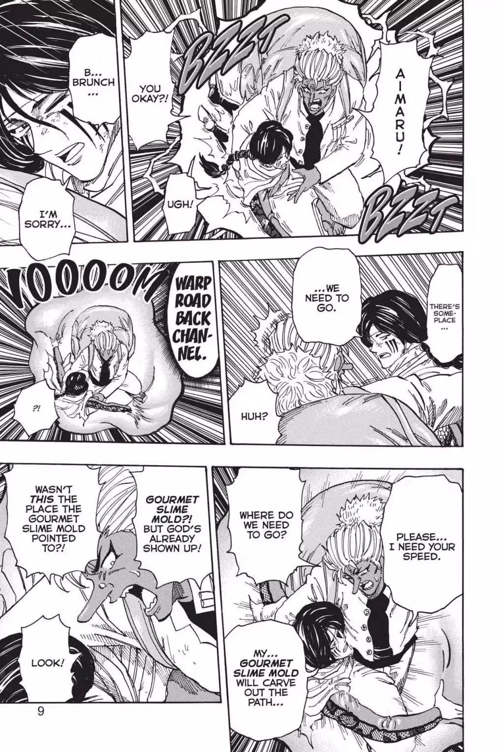 Toriko Chapter 370 page 9 - Chapter 370: Vol.41 Gourmet 370: The Strongest God!!