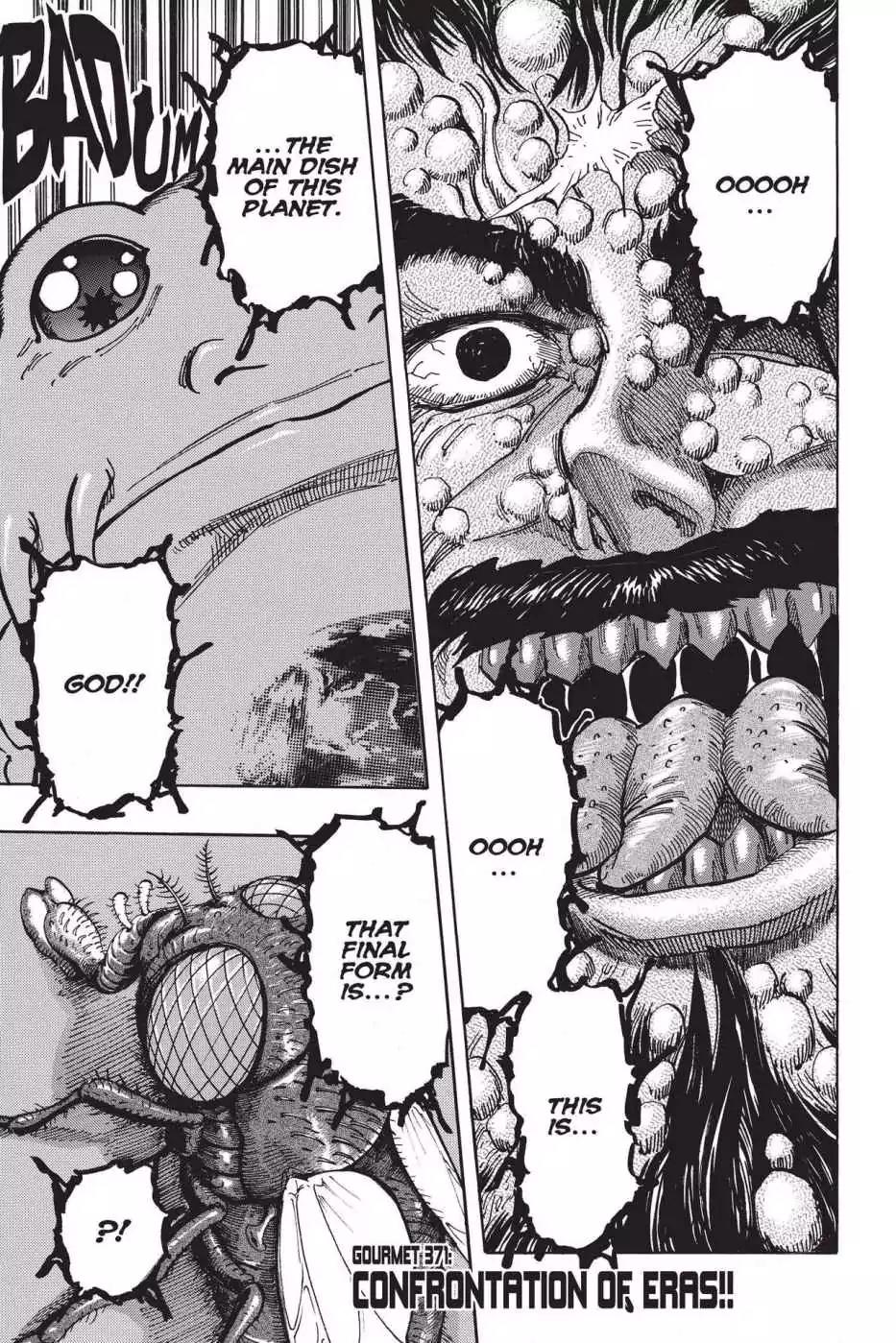 Toriko Chapter 371 page 1 - Chapter 371: Vol.41 Gourmet 371: Confrontation of Eras!!