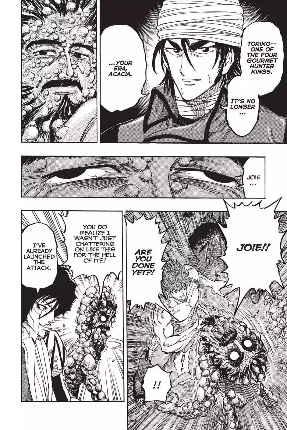 Toriko Chapter 371 page 14 - Chapter 371: Vol.41 Gourmet 371: Confrontation of Eras!!