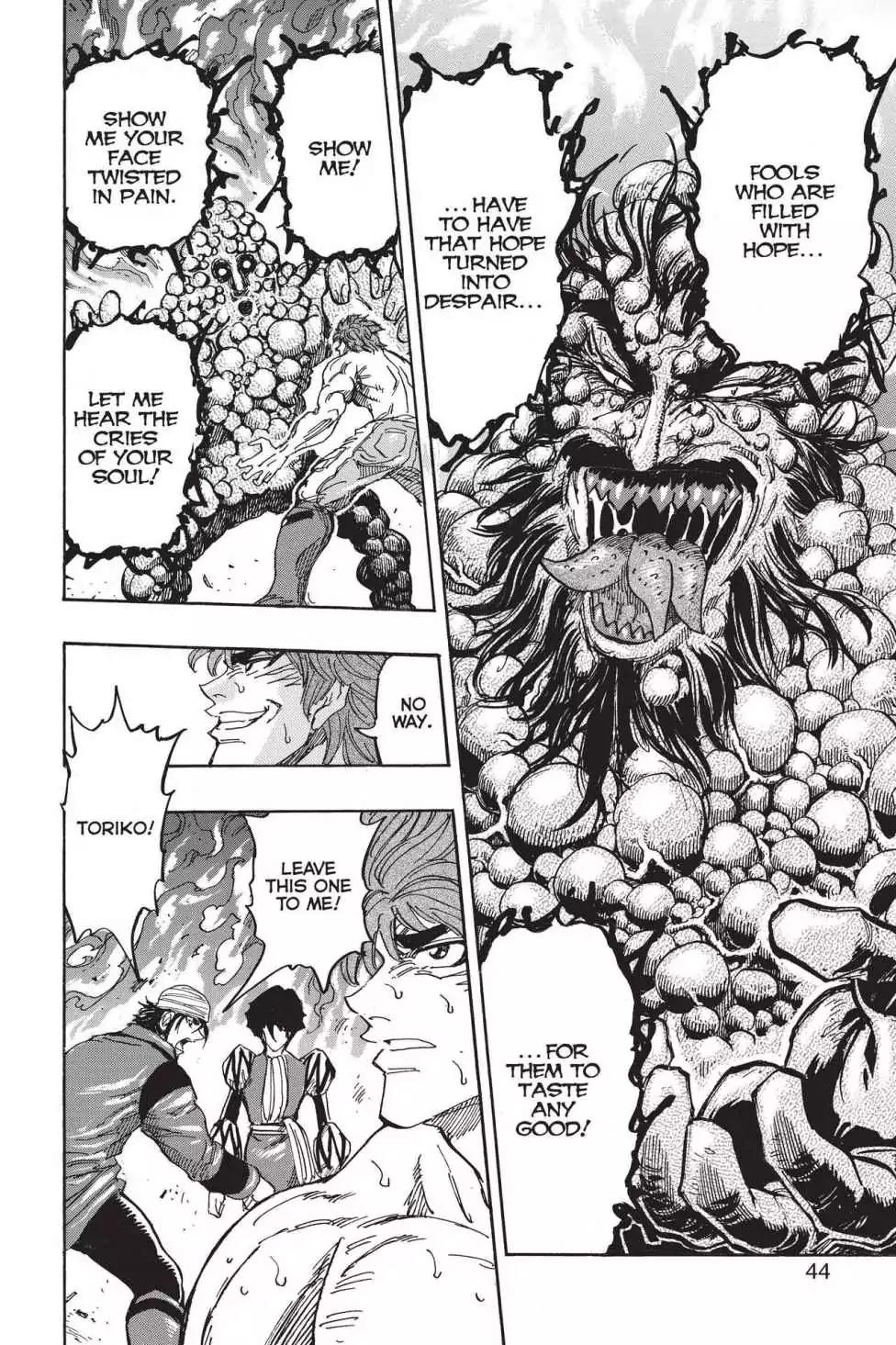 Toriko Chapter 371 page 18 - Chapter 371: Vol.41 Gourmet 371: Confrontation of Eras!!