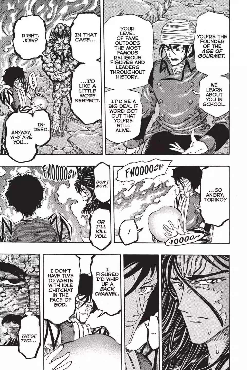 Toriko Chapter 371 page 5 - Chapter 371: Vol.41 Gourmet 371: Confrontation of Eras!!