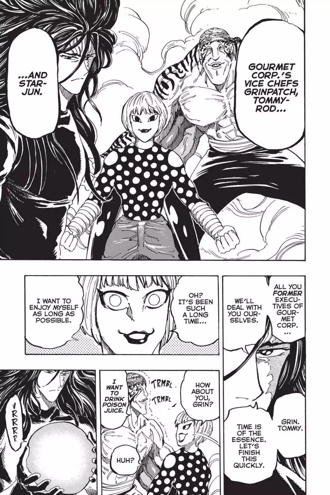 Toriko Chapter 372 page 13 - Chapter 372: Vol.41 Gourmet 372: Individual Battles!!