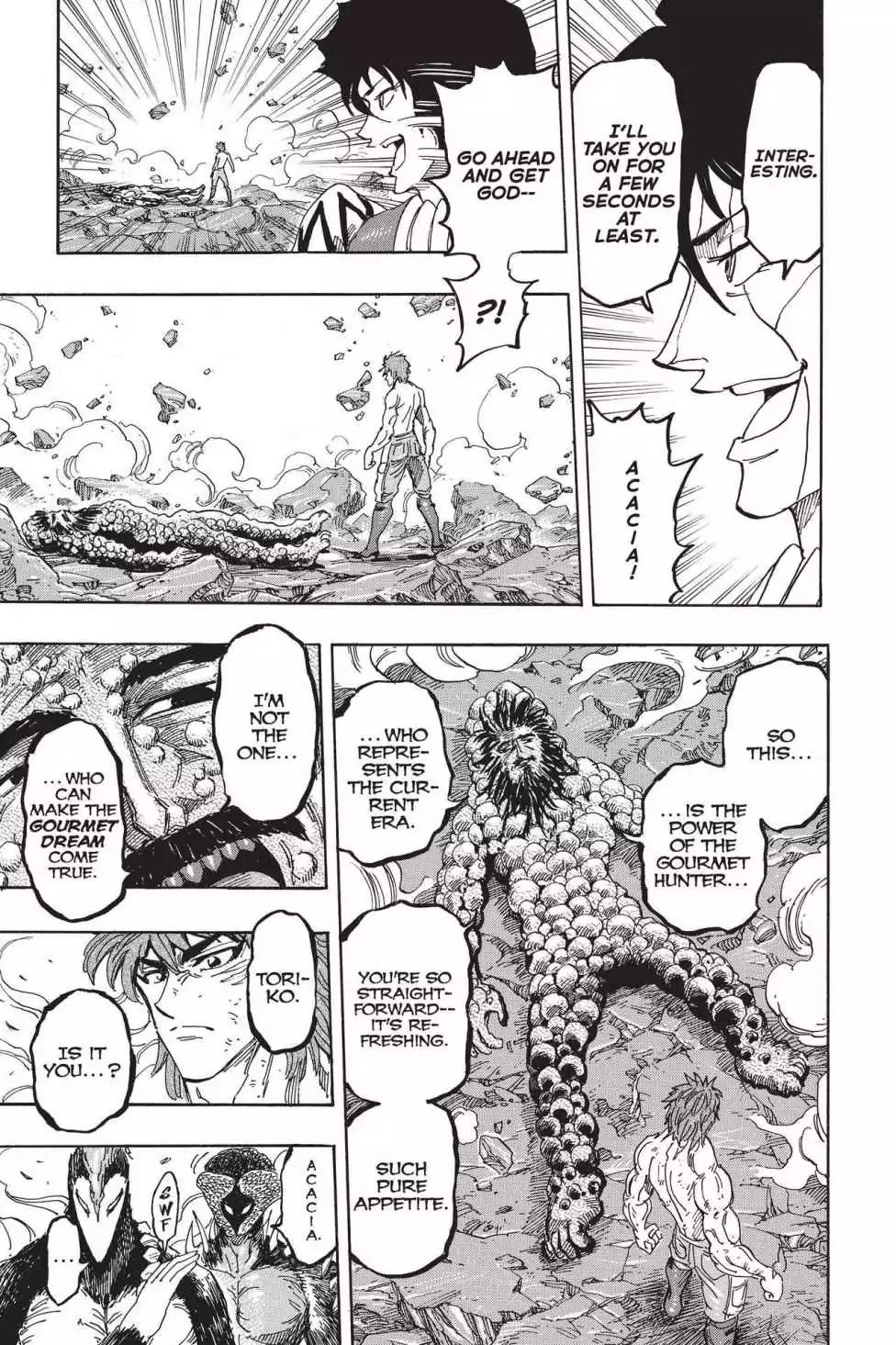 Toriko Chapter 372 page 17 - Chapter 372: Vol.41 Gourmet 372: Individual Battles!!