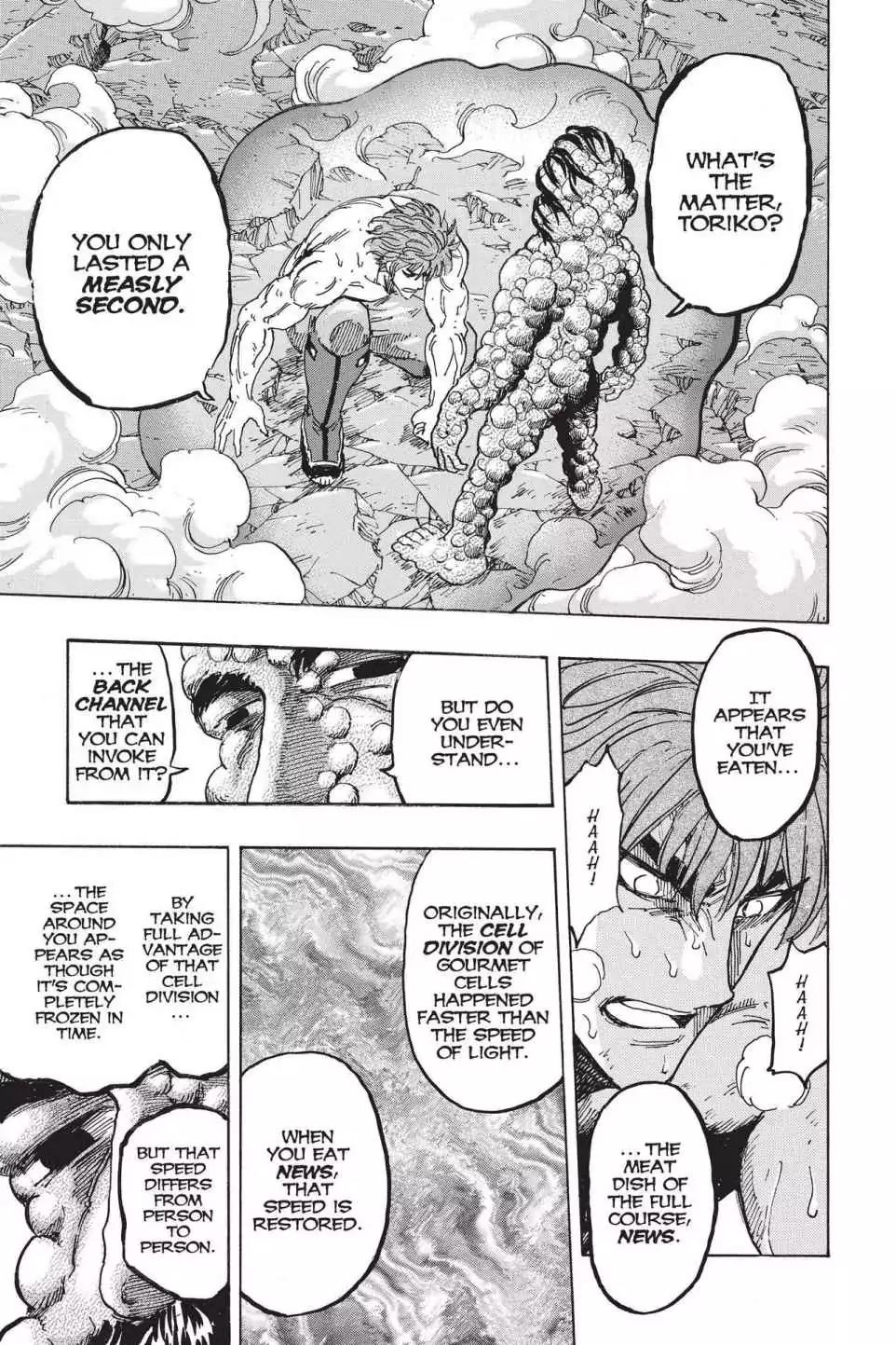 Toriko Chapter 373 page 14 - Chapter 373: Vol.41 Gourmet 373: The Place God Shows!!