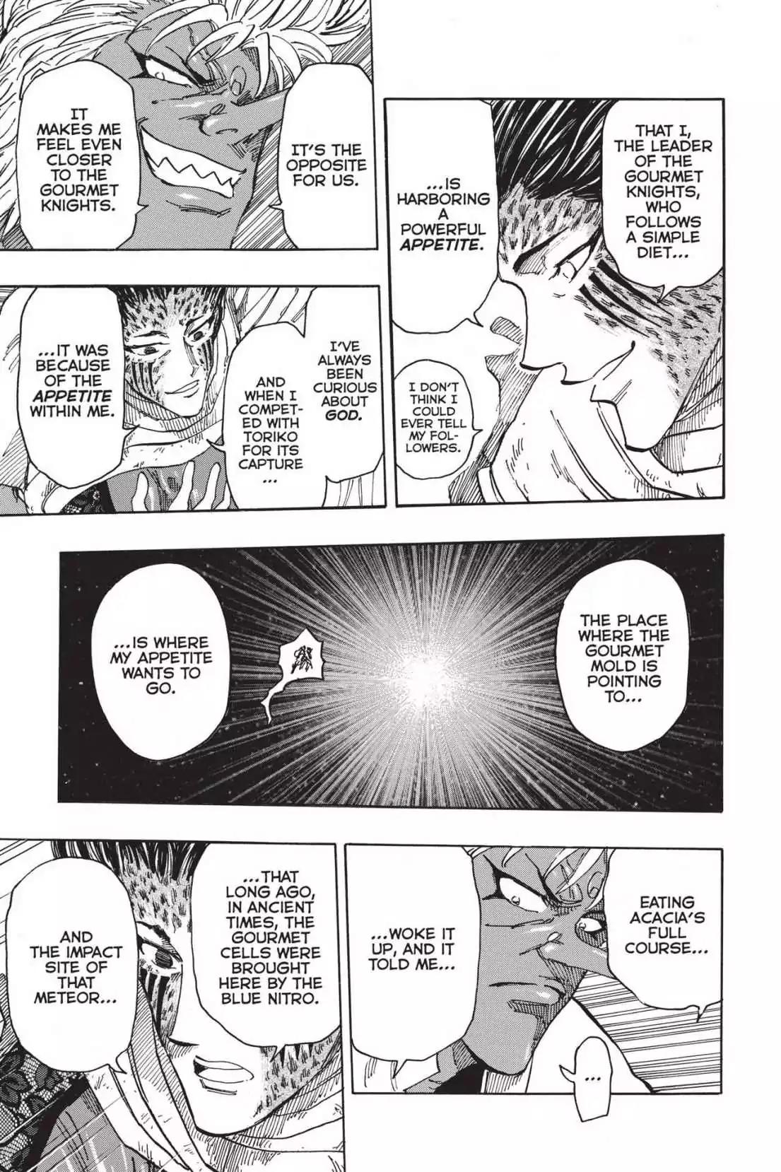 Toriko Chapter 373 page 3 - Chapter 373: Vol.41 Gourmet 373: The Place God Shows!!