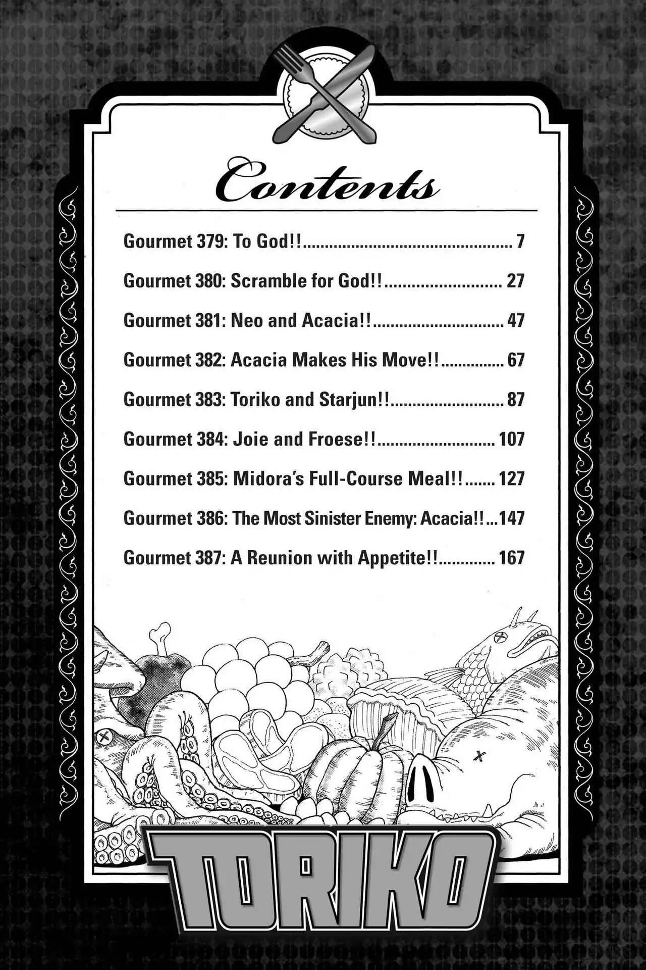 Toriko Chapter 379 page 6 - Chapter 379: Vol.42 Gourmet 379: To God!!