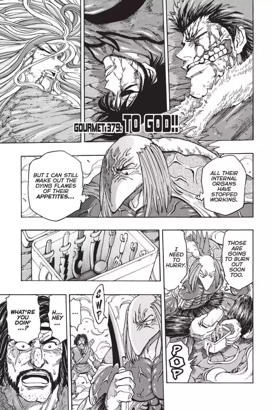Toriko Chapter 379 page 7 - Chapter 379: Vol.42 Gourmet 379: To God!!
