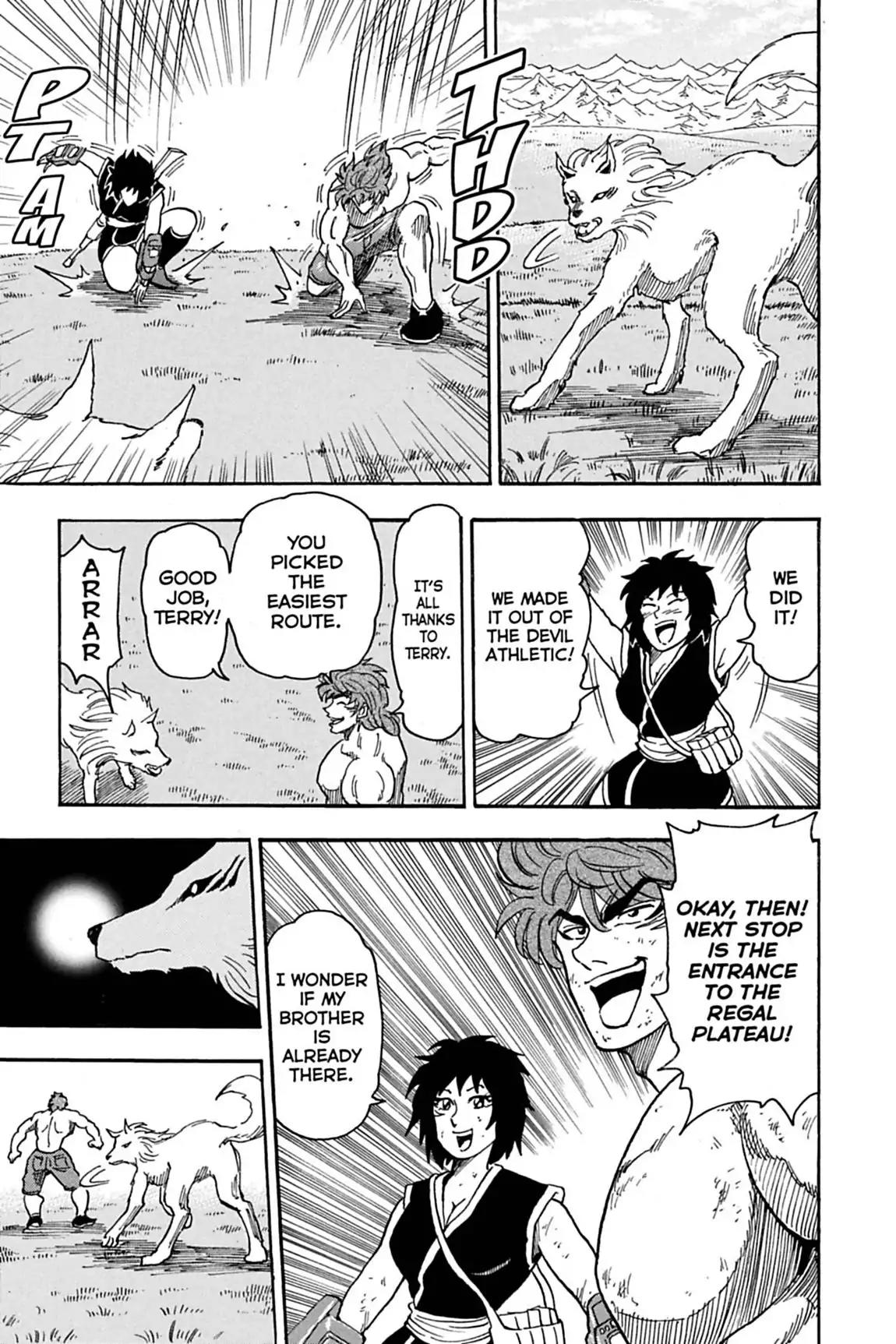 Toriko Chapter 38 page 17 - Chapter 38: Vol.5 Gourmet 38: Devil Athletic!!