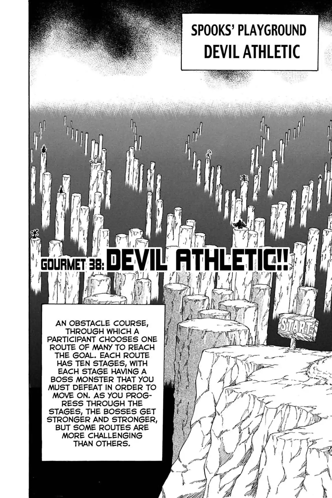 Toriko Chapter 38 page 2 - Chapter 38: Vol.5 Gourmet 38: Devil Athletic!!