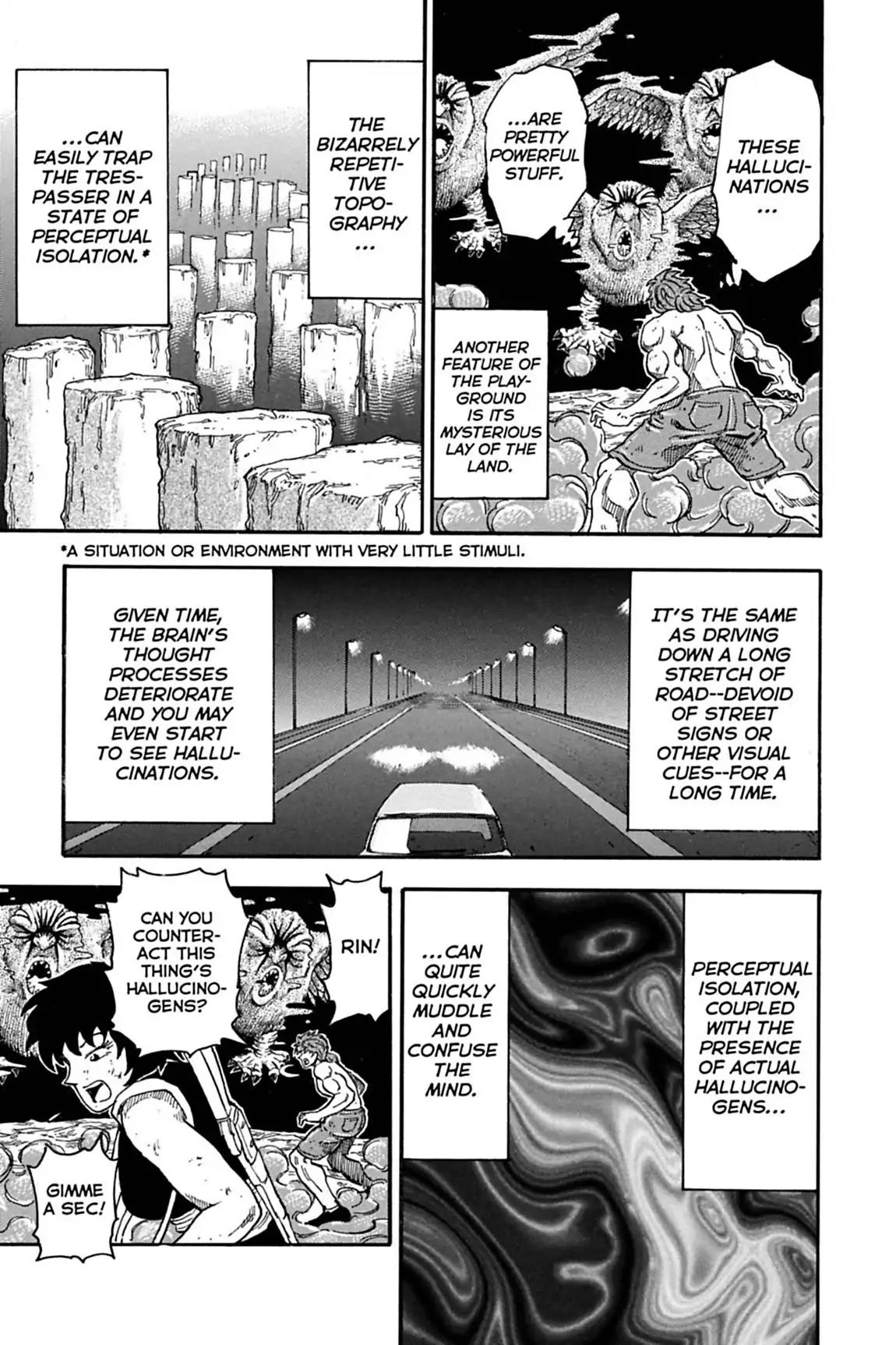 Toriko Chapter 38 page 5 - Chapter 38: Vol.5 Gourmet 38: Devil Athletic!!