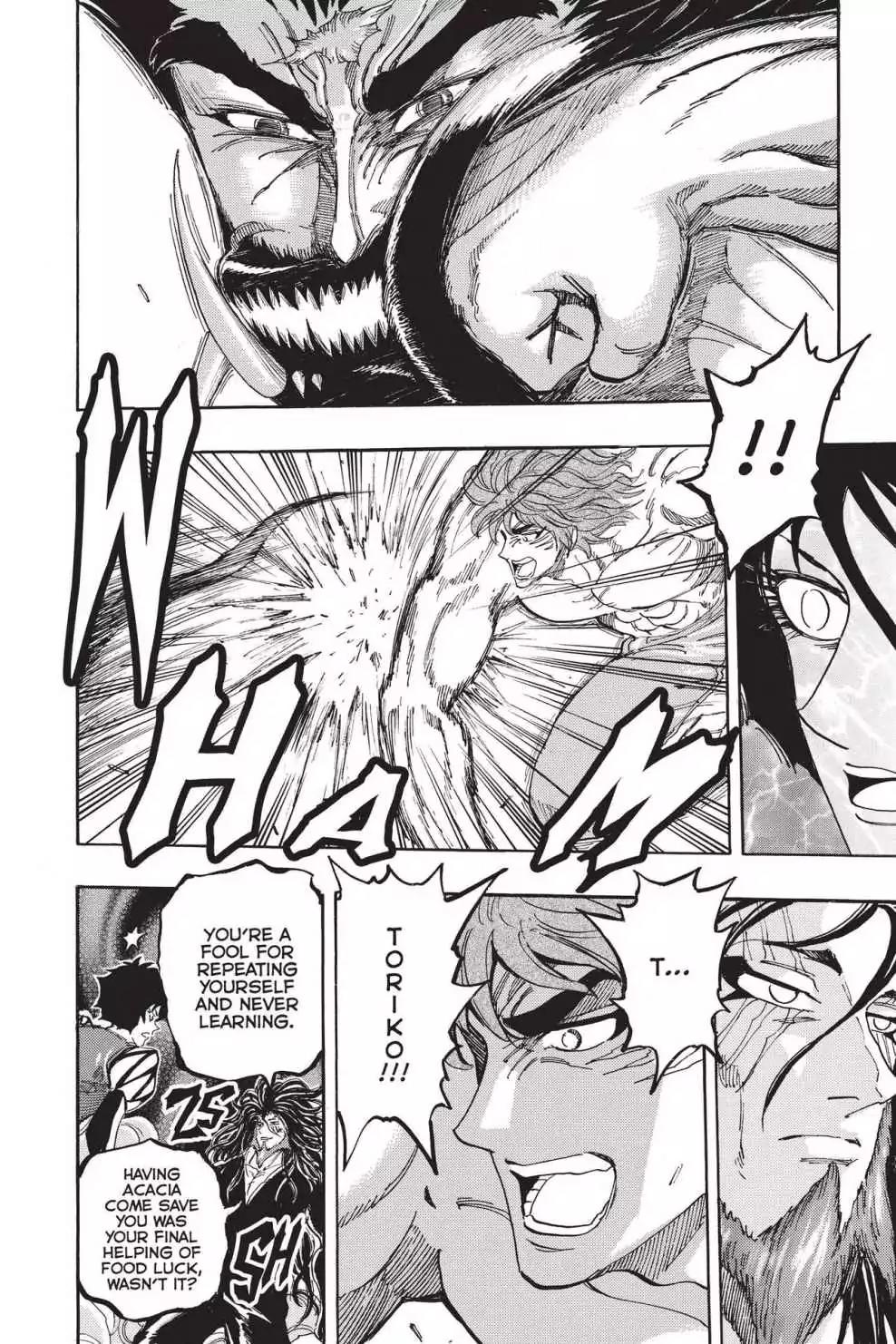 Toriko Chapter 385 page 16 - Chapter 385: Vol.42 Gourmet 385: Midora's Full-Course Meal!!