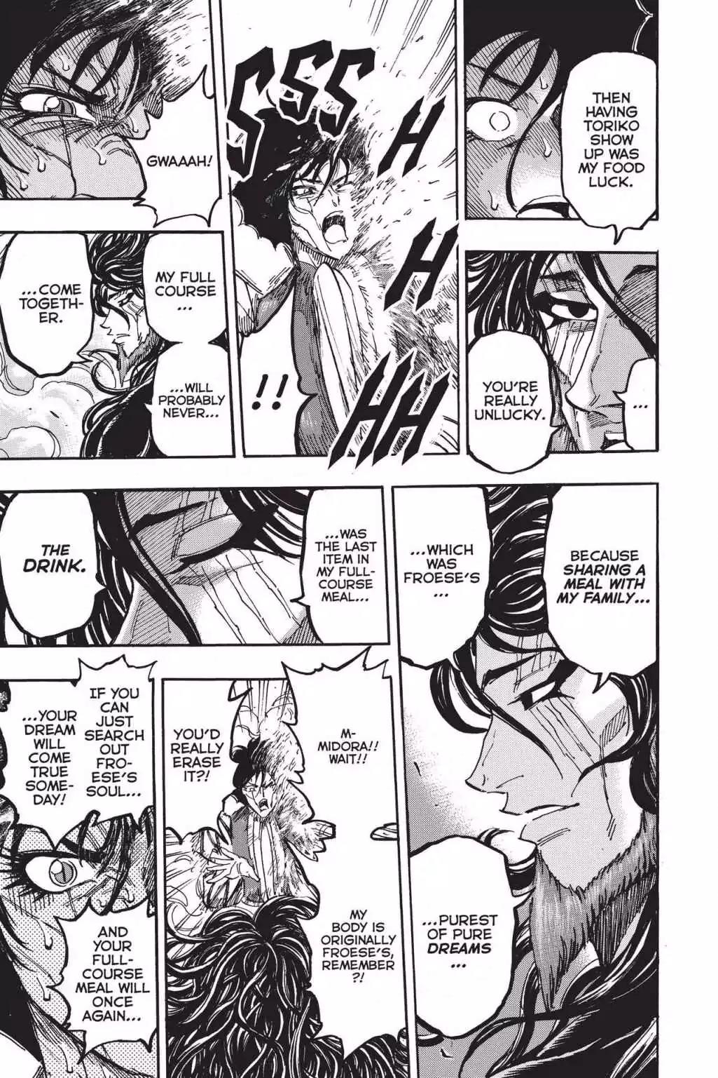 Toriko Chapter 385 page 17 - Chapter 385: Vol.42 Gourmet 385: Midora's Full-Course Meal!!