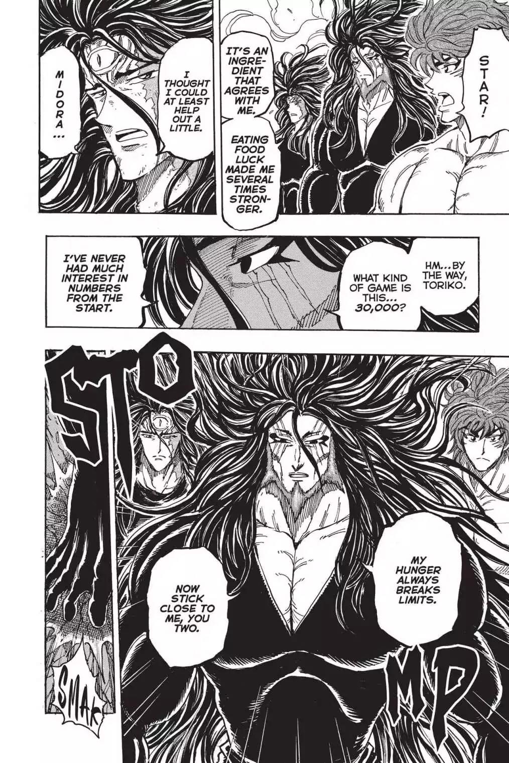 Toriko Chapter 386 page 4 - Chapter 386: Vol.42 Gourmet 386: The Most Sinister Enemy: Acacia!!