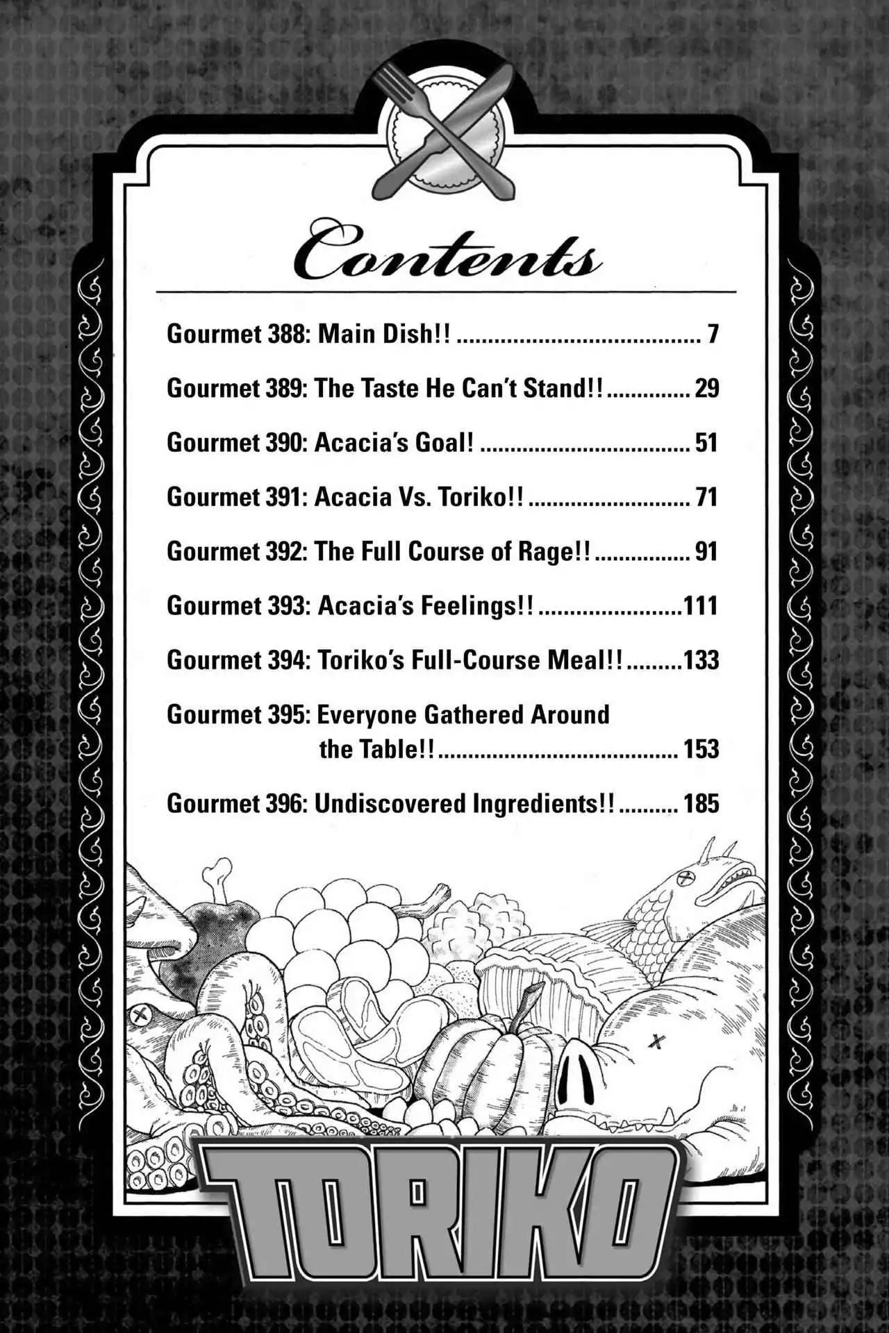 Toriko Chapter 388 page 6 - Chapter 388: Vol.43 Gourmet 388: Main Dish!!