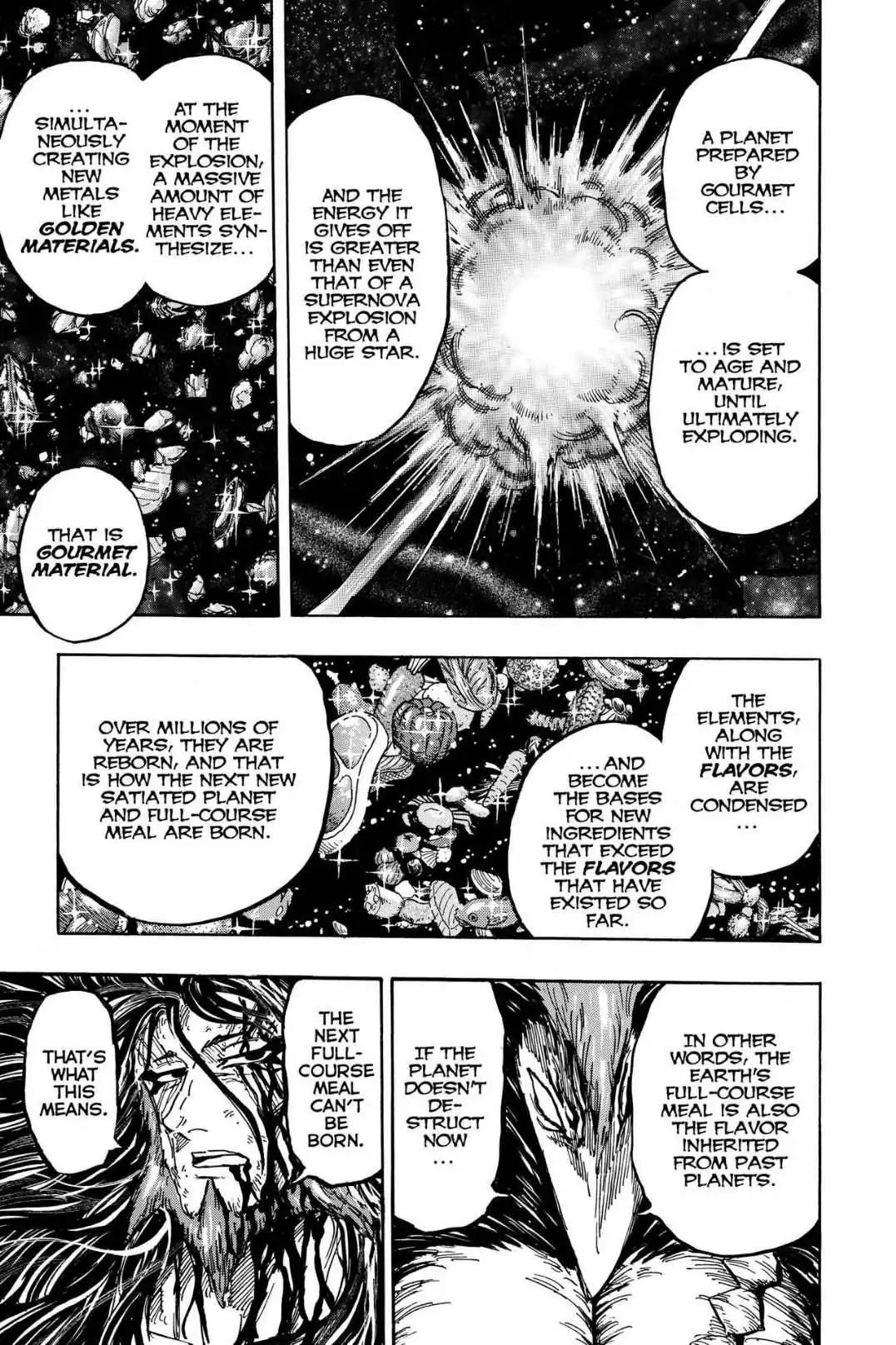 Toriko Chapter 393 page 17 - Chapter 393: Vol.43 Gourmet 393: Acacia's Feelings!!