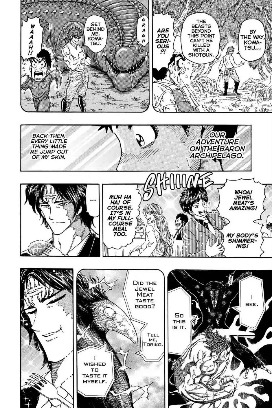 Toriko Chapter 395 page 17 - Chapter 395: Vol.43 Gourmet 395: Everyone Gathered Around the Table!!