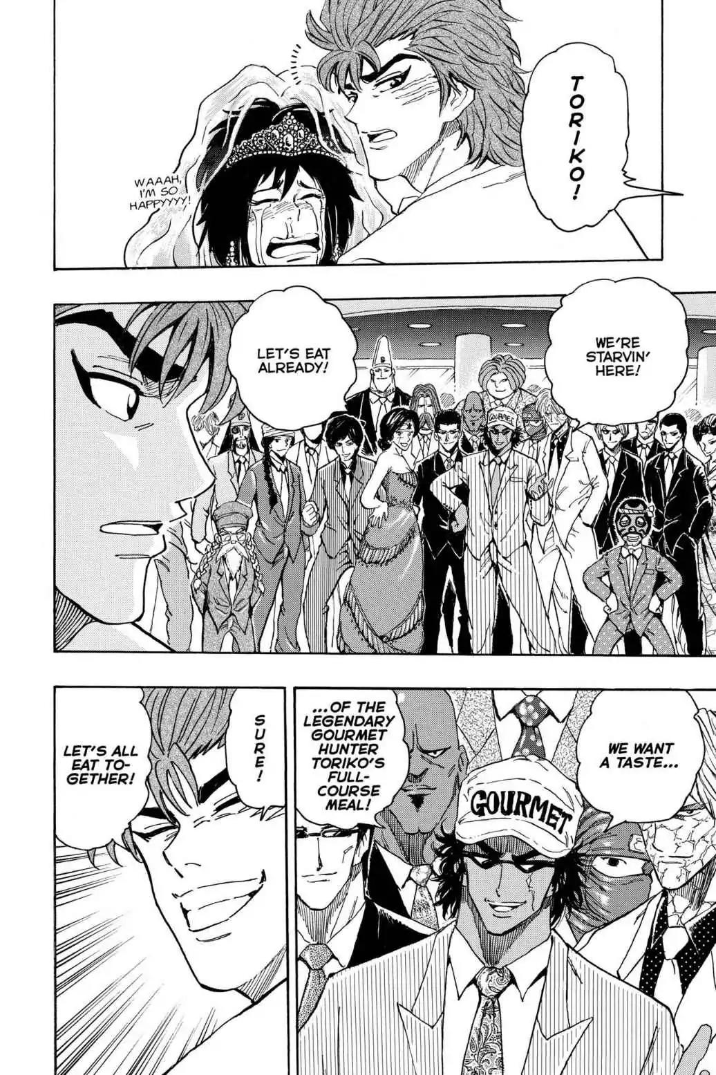 Toriko Chapter 395 page 4 - Chapter 395: Vol.43 Gourmet 395: Everyone Gathered Around the Table!!