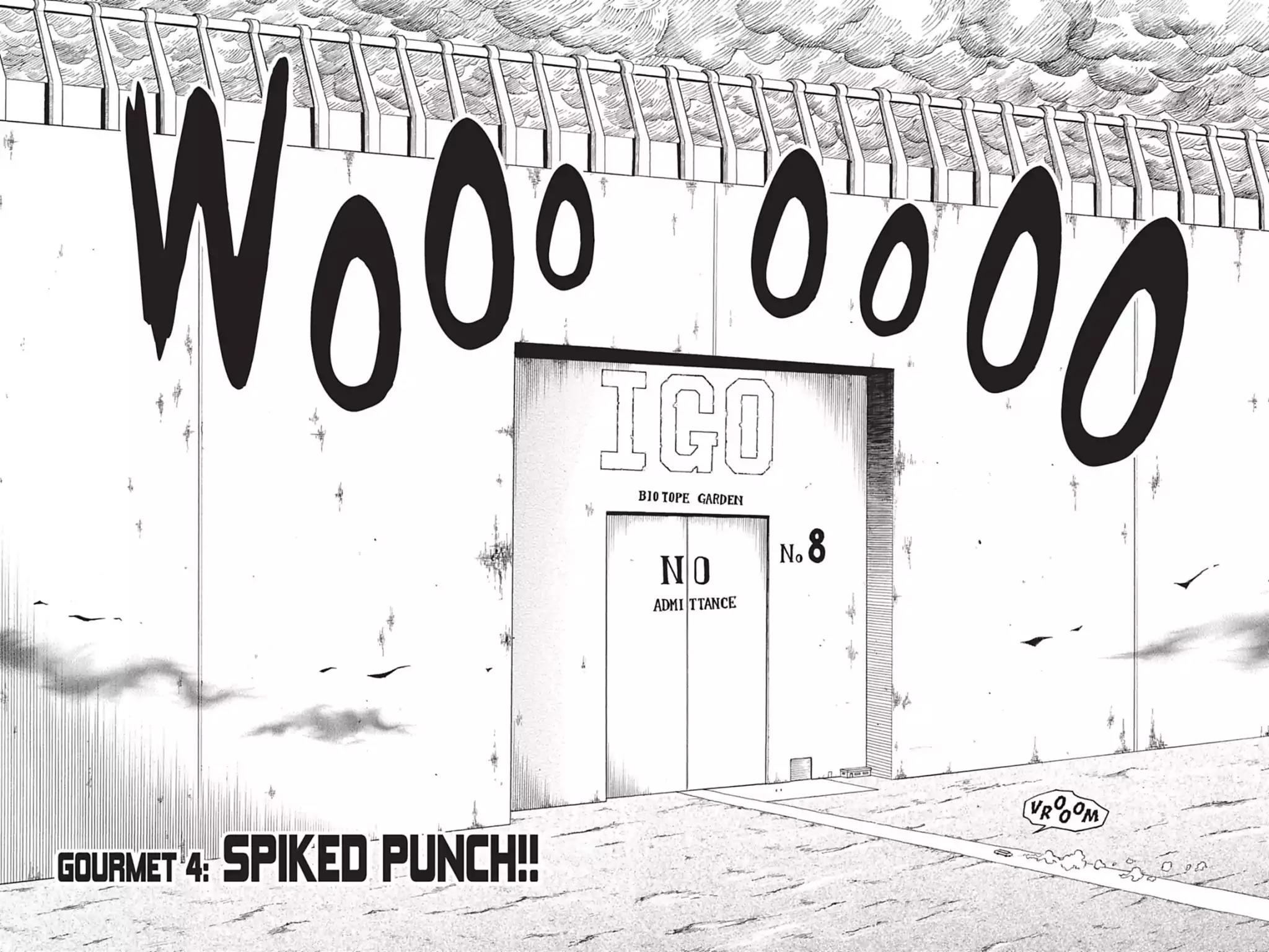 Toriko Chapter 4 page 6 - Chapter 4: Vol.1 Gourmet 4: Spiked Punch!!