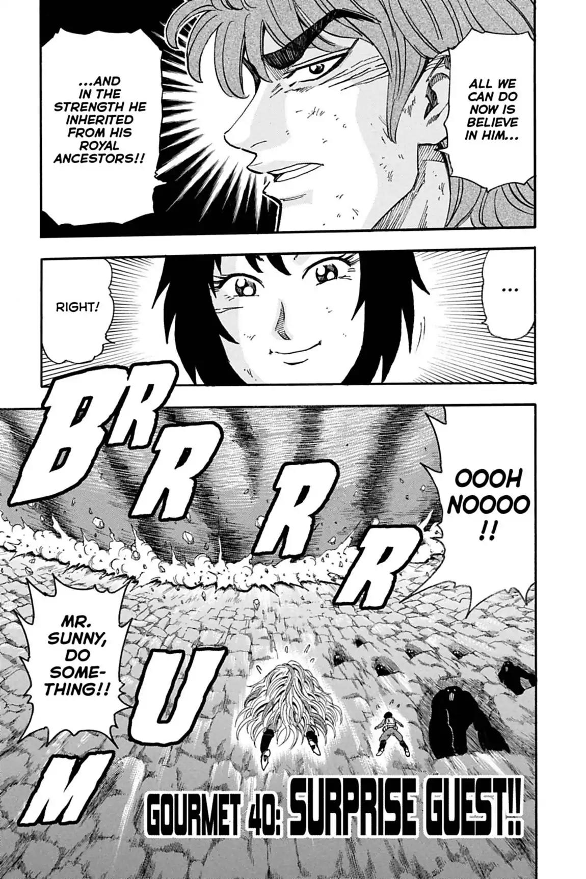 Toriko Chapter 40 page 3 - Chapter 40: Vol.5 Gourmet 40: Surprise Guest!!