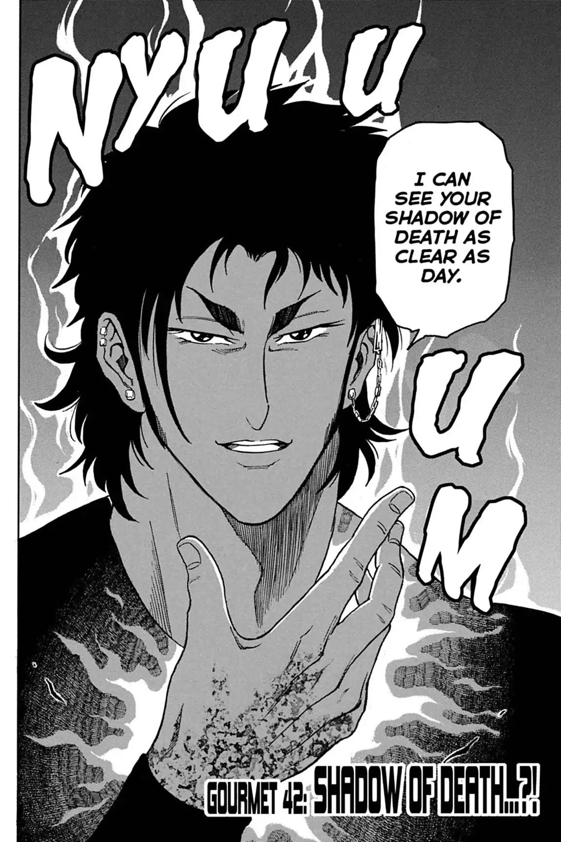 Toriko Chapter 42 page 2 - Chapter 42: Vol.5 Gourmet 42: Shadow of Death...?!