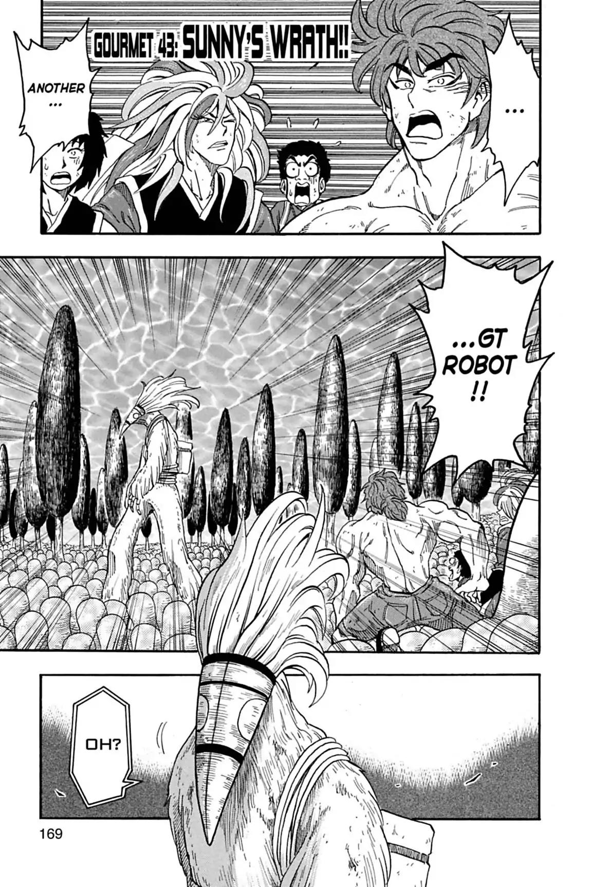 Toriko Chapter 43 page 1 - Chapter 43: Vol.5 Gourmet 43: Sunny's Wrath!!