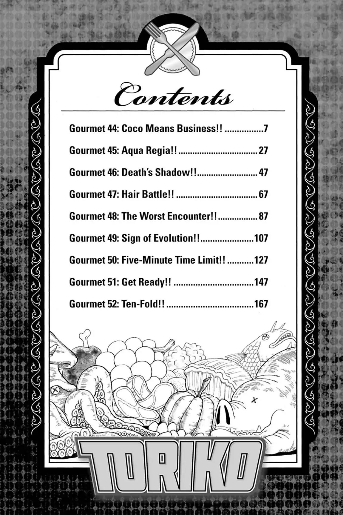 Toriko Chapter 44 page 6 - Chapter 44: Vol.6 Gourmet 44: Coco Means Business!!
