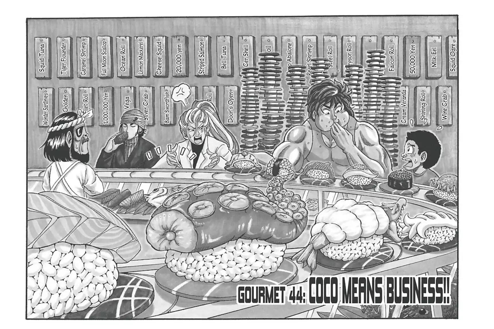 Toriko Chapter 44 page 7 - Chapter 44: Vol.6 Gourmet 44: Coco Means Business!!