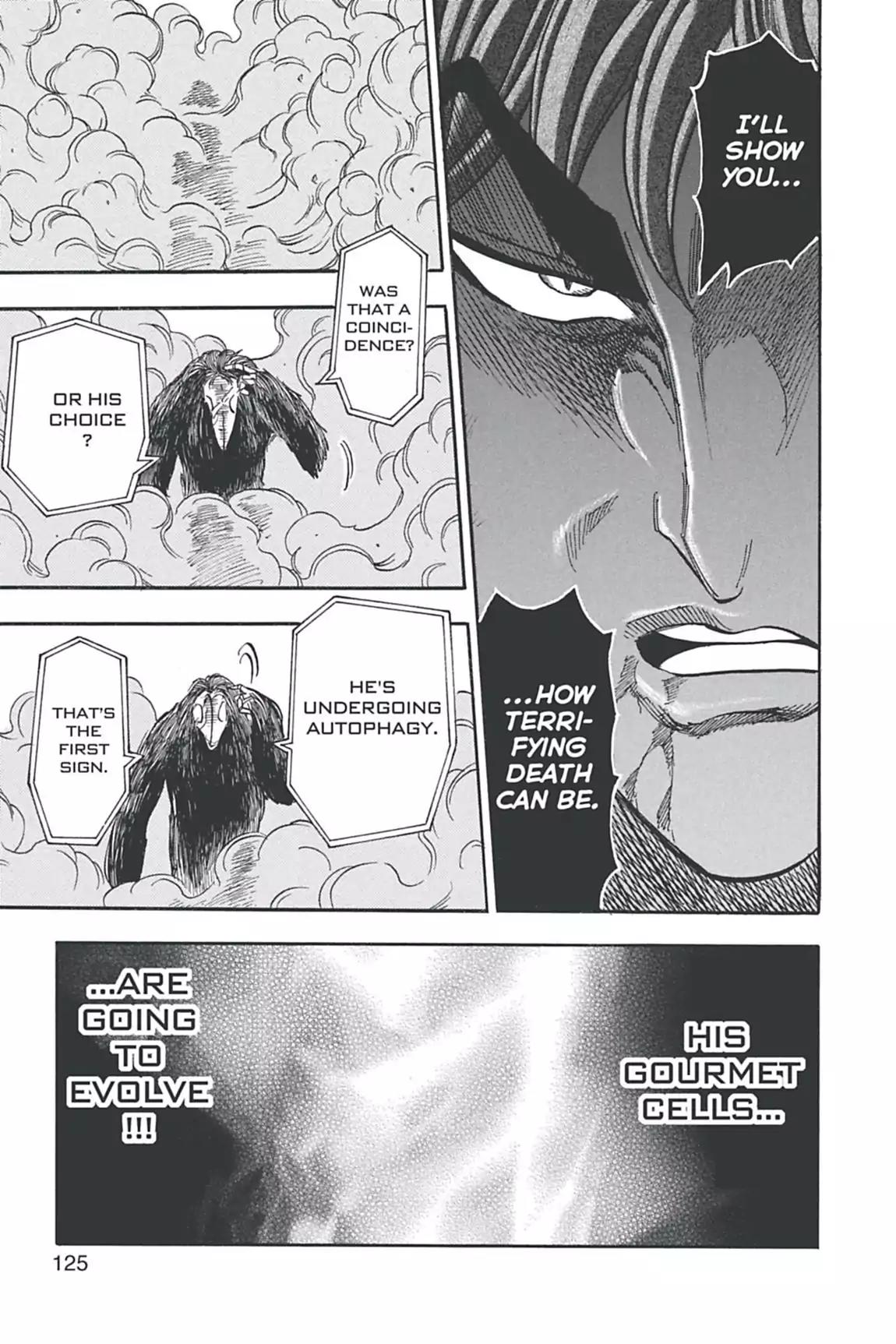 Toriko Chapter 49 page 16 - Chapter 49: Vol.6 Gourmet 49: Sign of Evolution!!