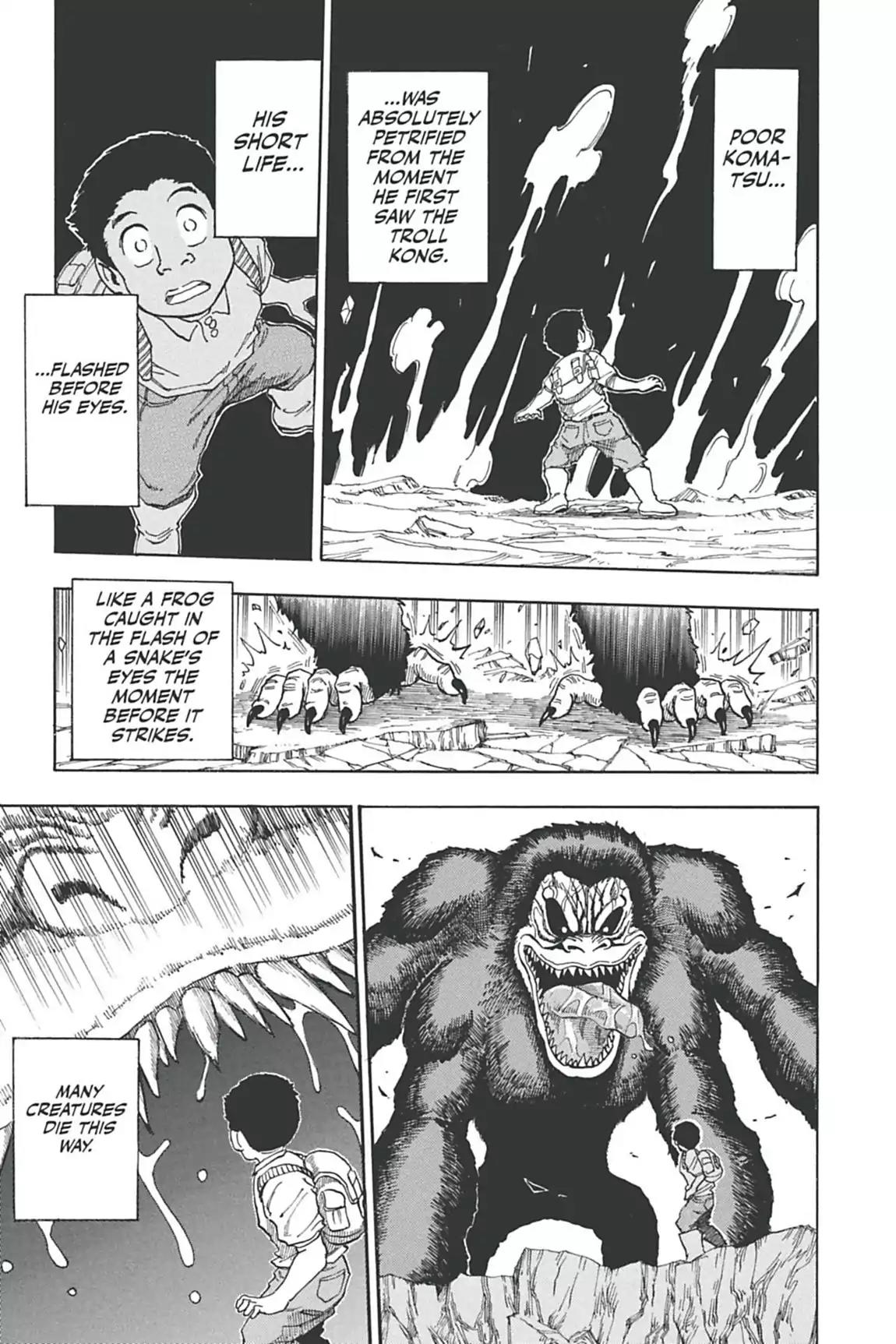 Toriko Chapter 5 page 11 - Chapter 5: Vol.1 Gourmet 5: The Troll Kong Trap!!