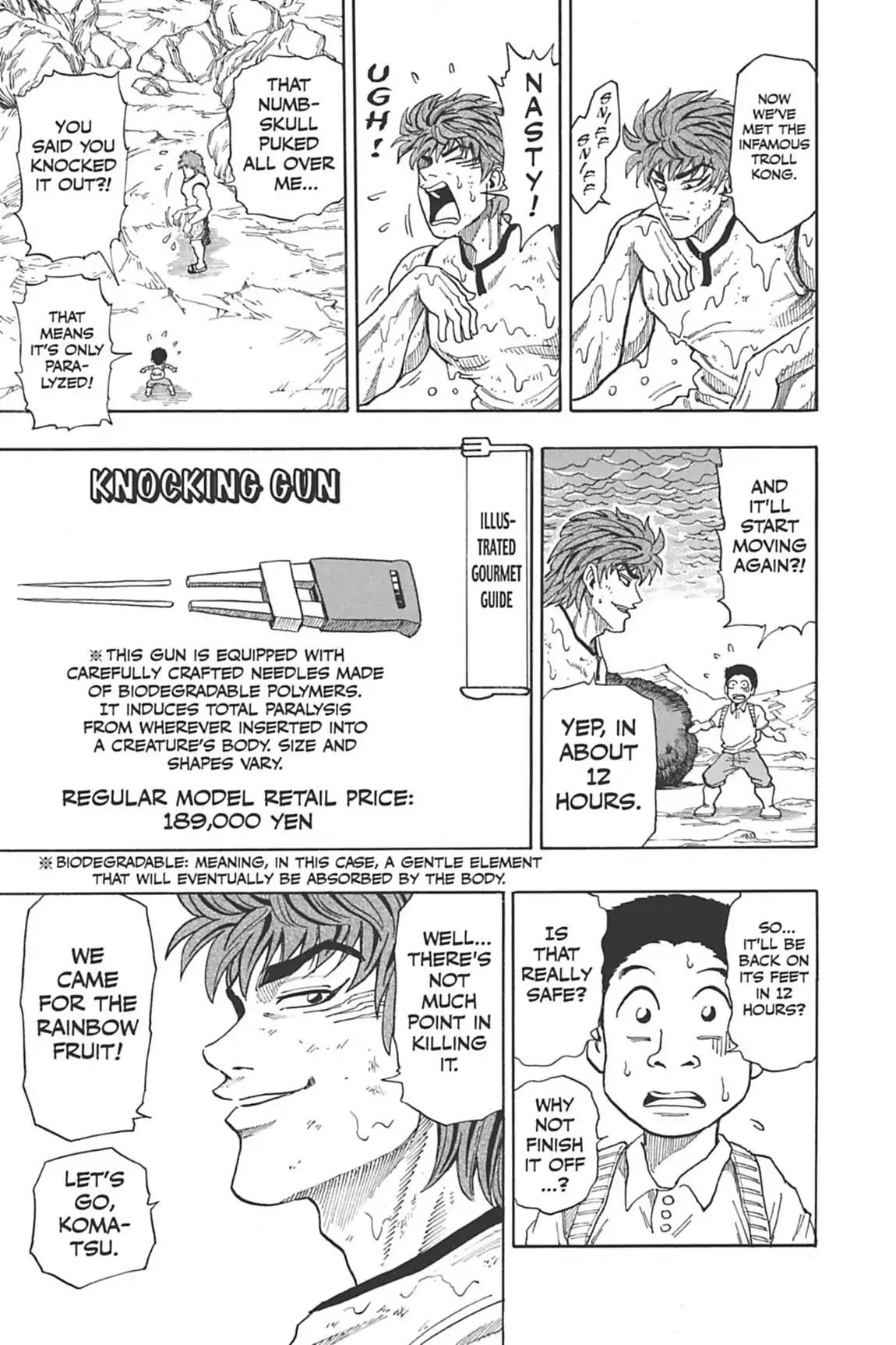Toriko Chapter 5 page 15 - Chapter 5: Vol.1 Gourmet 5: The Troll Kong Trap!!