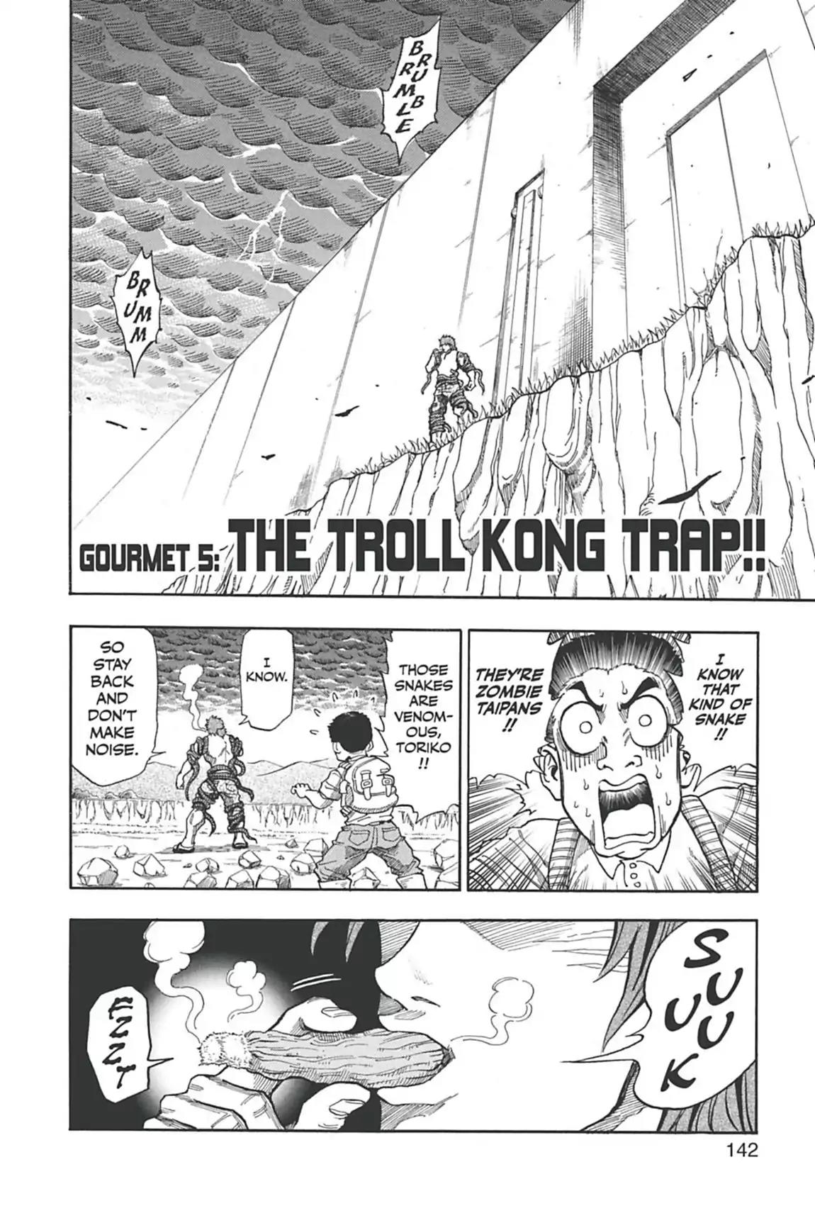 Toriko Chapter 5 page 2 - Chapter 5: Vol.1 Gourmet 5: The Troll Kong Trap!!