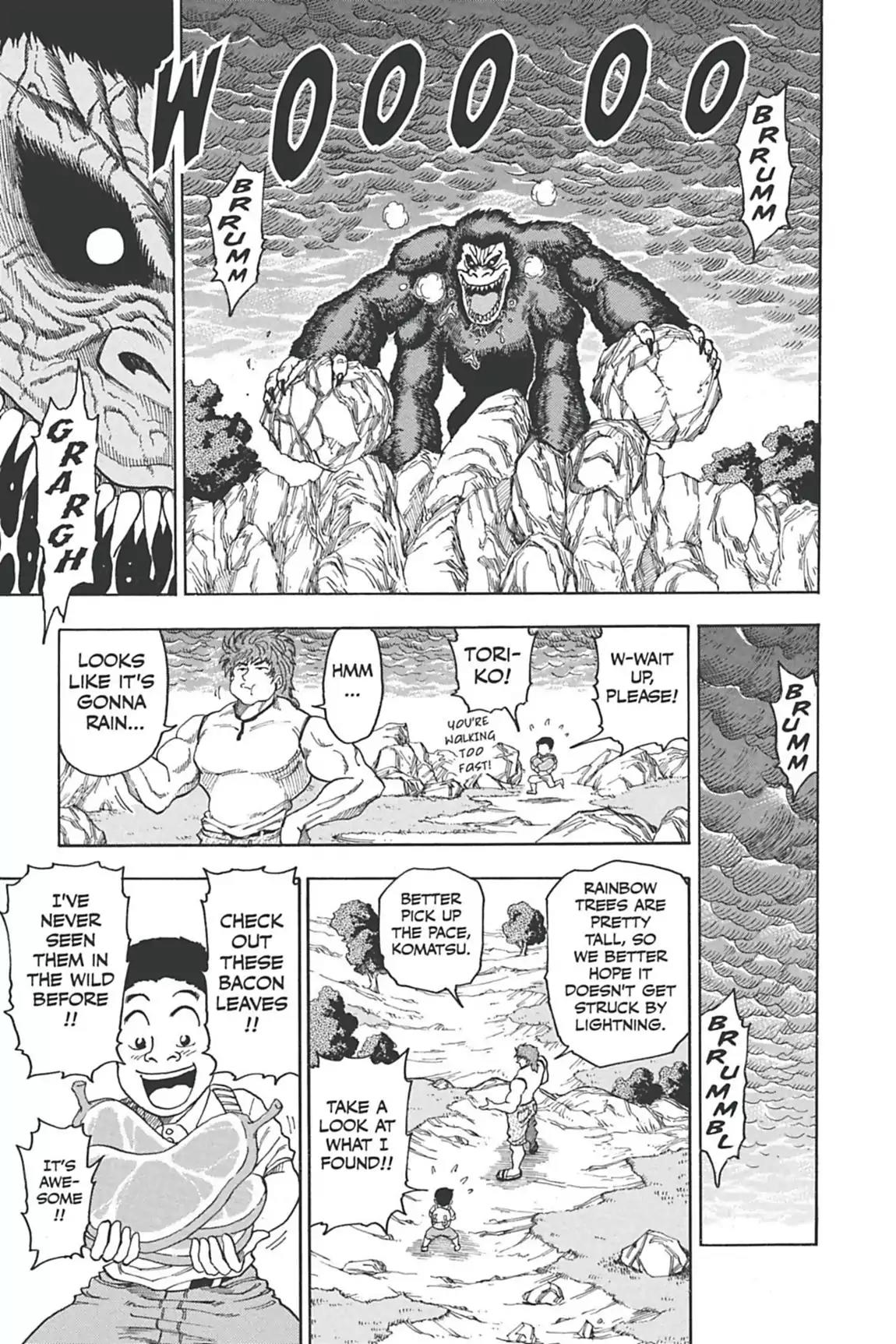 Toriko Chapter 5 page 7 - Chapter 5: Vol.1 Gourmet 5: The Troll Kong Trap!!
